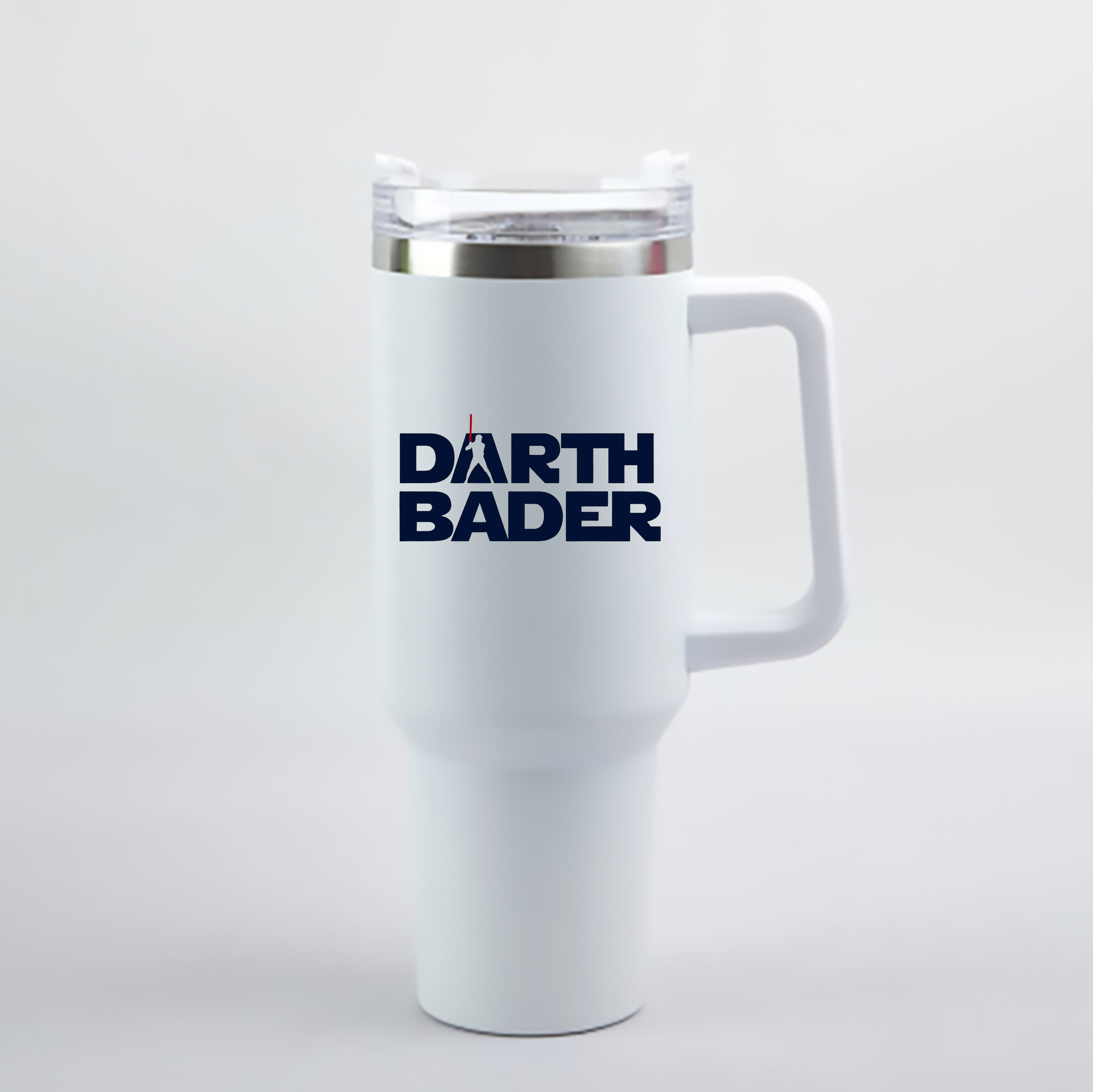 New York Yankees Harrison Bader Darth Bader 40oz Handle Car Cup With Crystal Sticker Design – Durable Stainless Steel Travel Mug With Reusable Straw – Double Wall Insulated