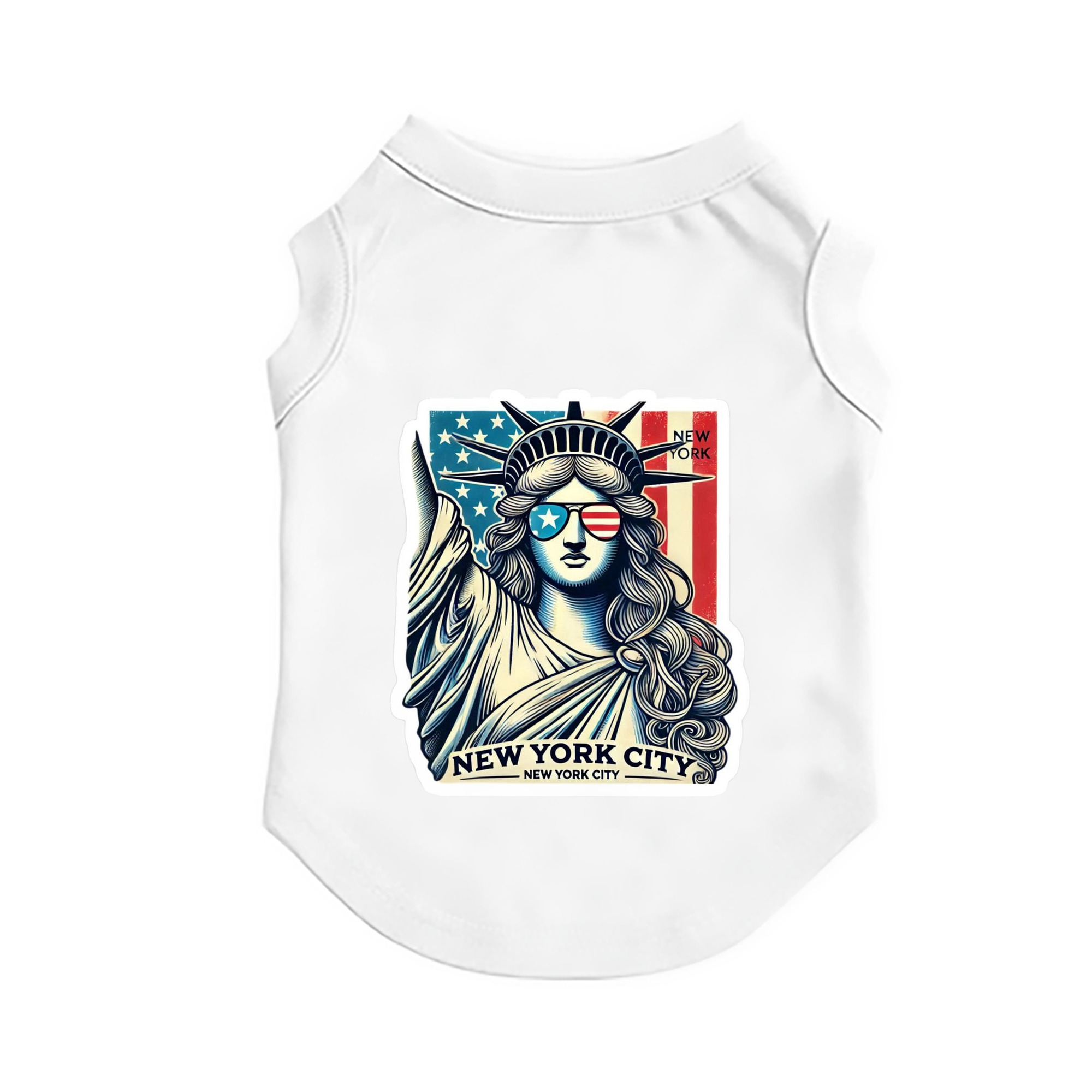 New York Yankees Liberty Pet Vest – Durable Polyester With Heat Transfer Print – Comfortable And Stylish