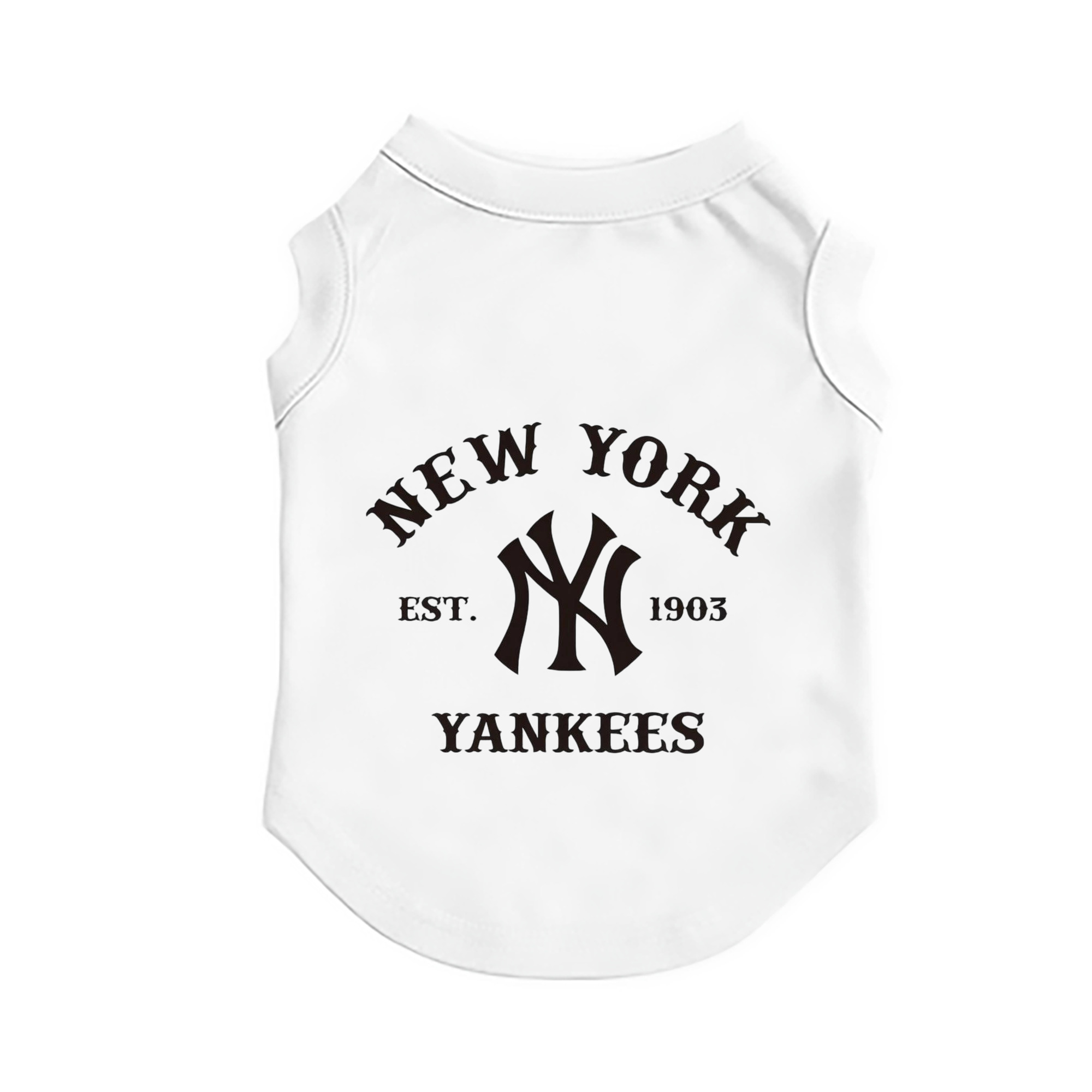 New York Yankees EST 1903 Pet Vest – Durable Polyester With Heat Transfer Print – Comfortable And Stylish