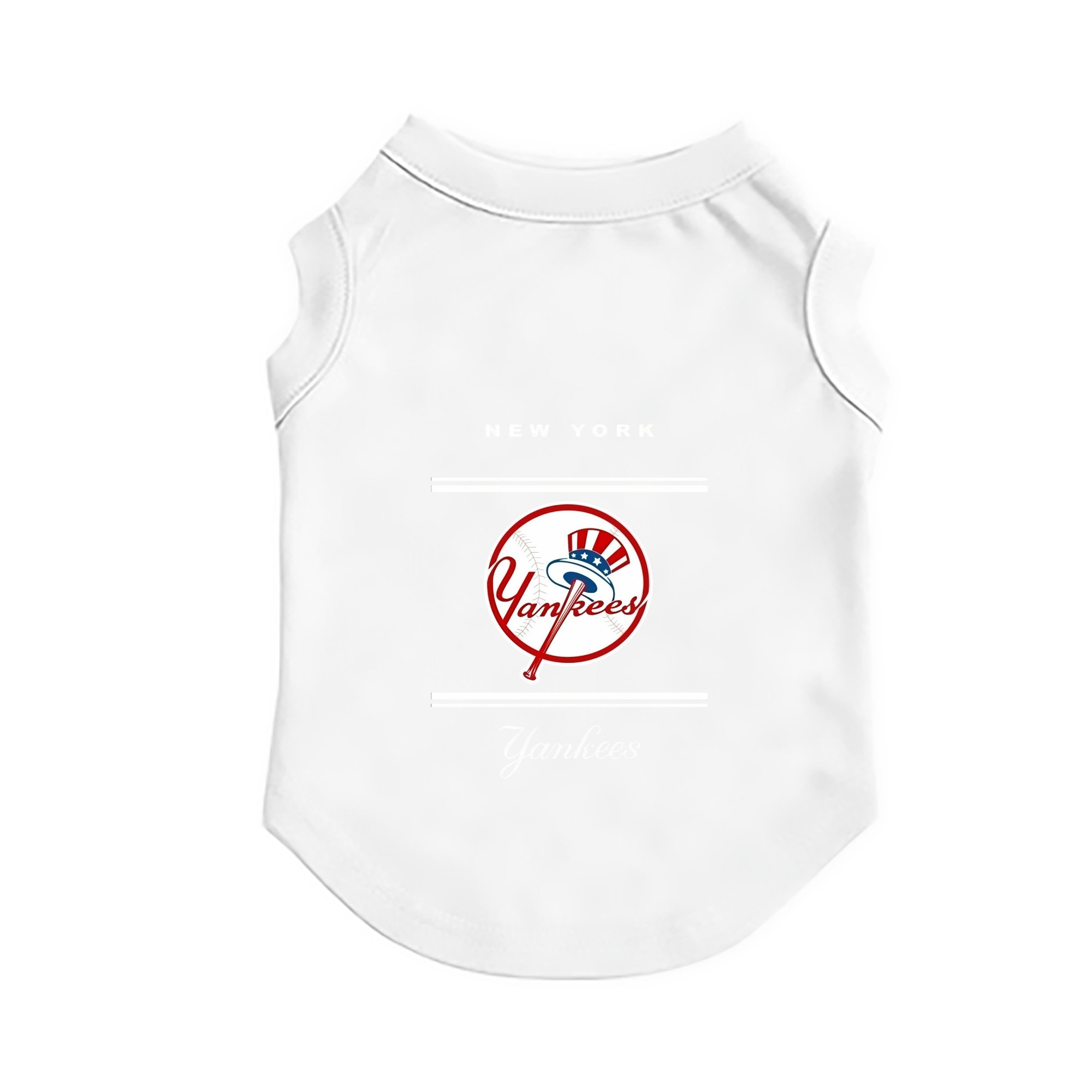 New York Yankees Logo Pet Vest – Durable Polyester With Heat Transfer Print – Comfortable And Stylish