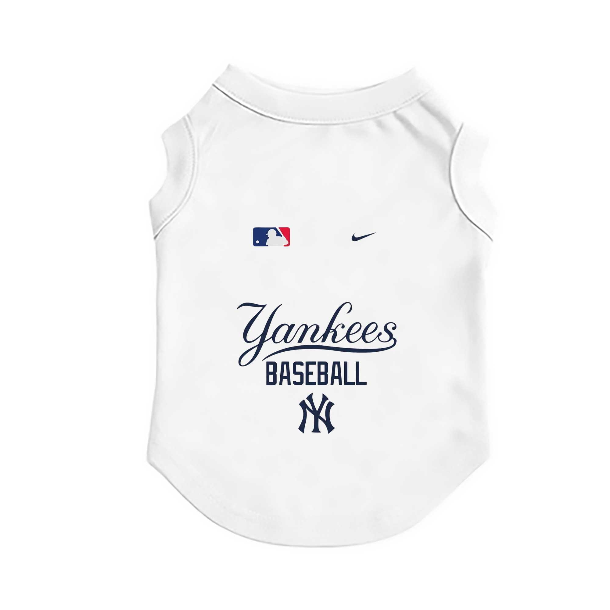 New York Yankees Baseball Pet Vest – Durable Polyester With Heat Transfer Print – Comfortable And Stylish