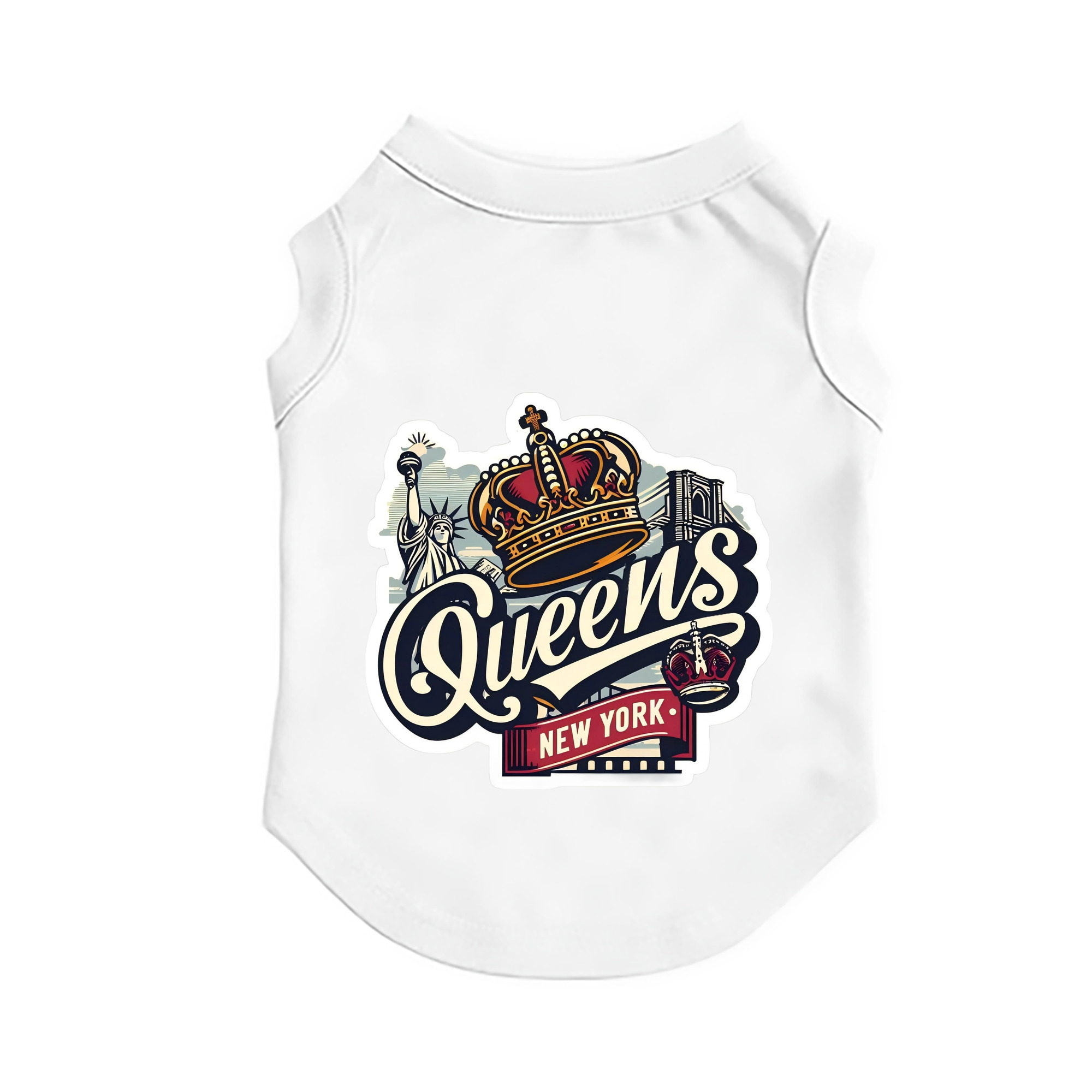 New York Yankees New York Queens Pet Vest – Durable Polyester With Heat Transfer Print – Comfortable And Stylish