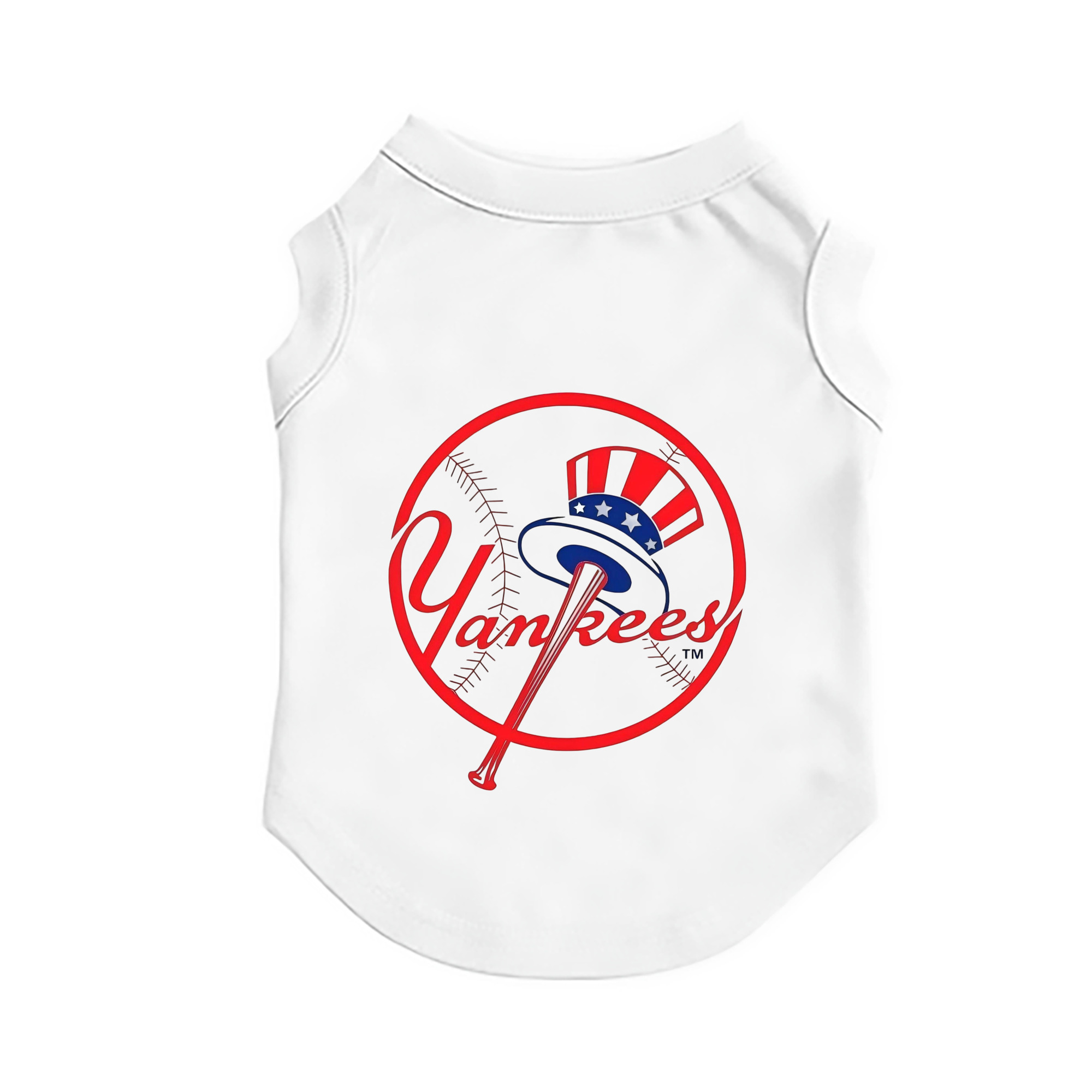 New York Yankees Logo Pet Vest – Durable Polyester With Heat Transfer Print – Comfortable And Stylish
