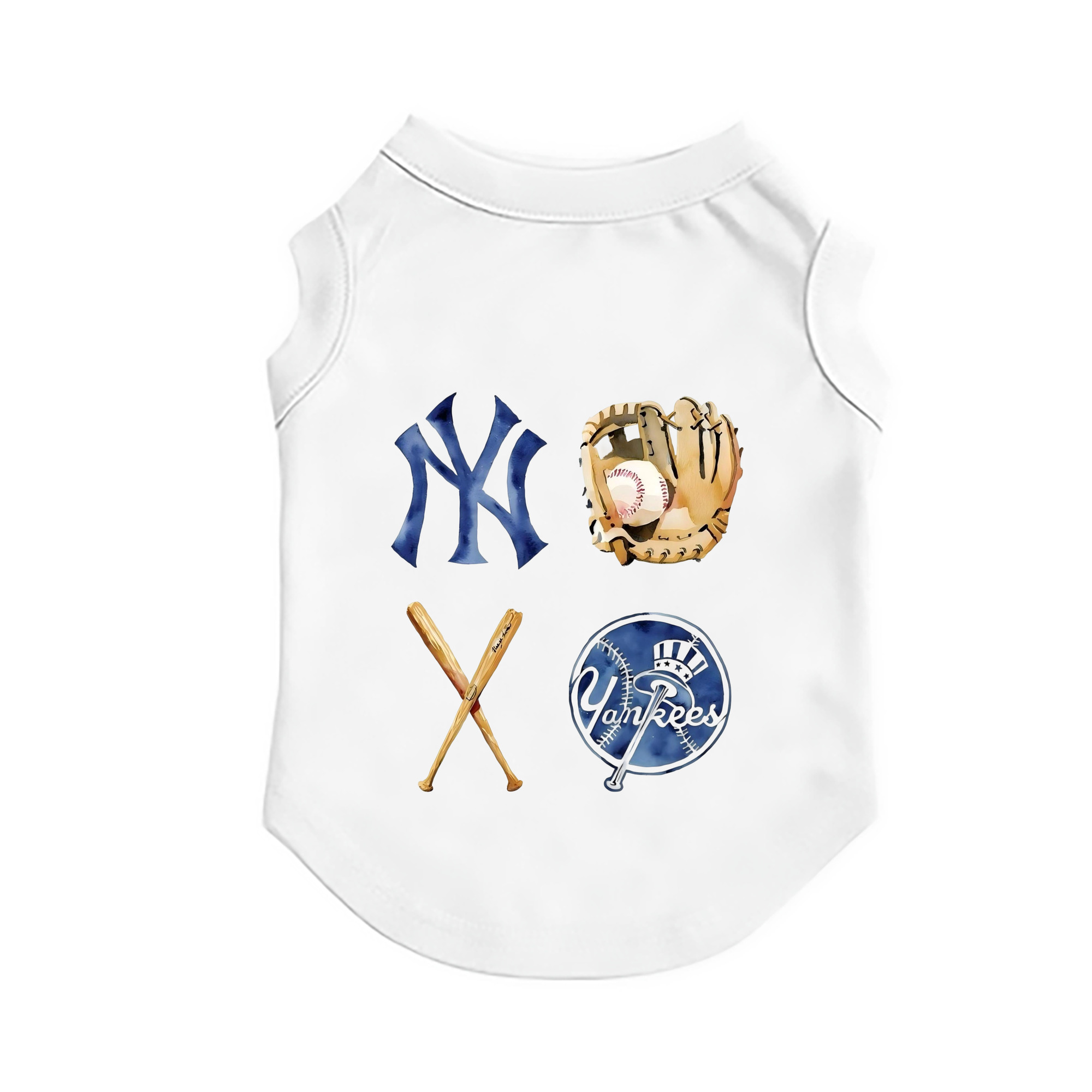 New York Yankees Baseball Pet Vest – Durable Polyester With Heat Transfer Print – Comfortable And Stylish