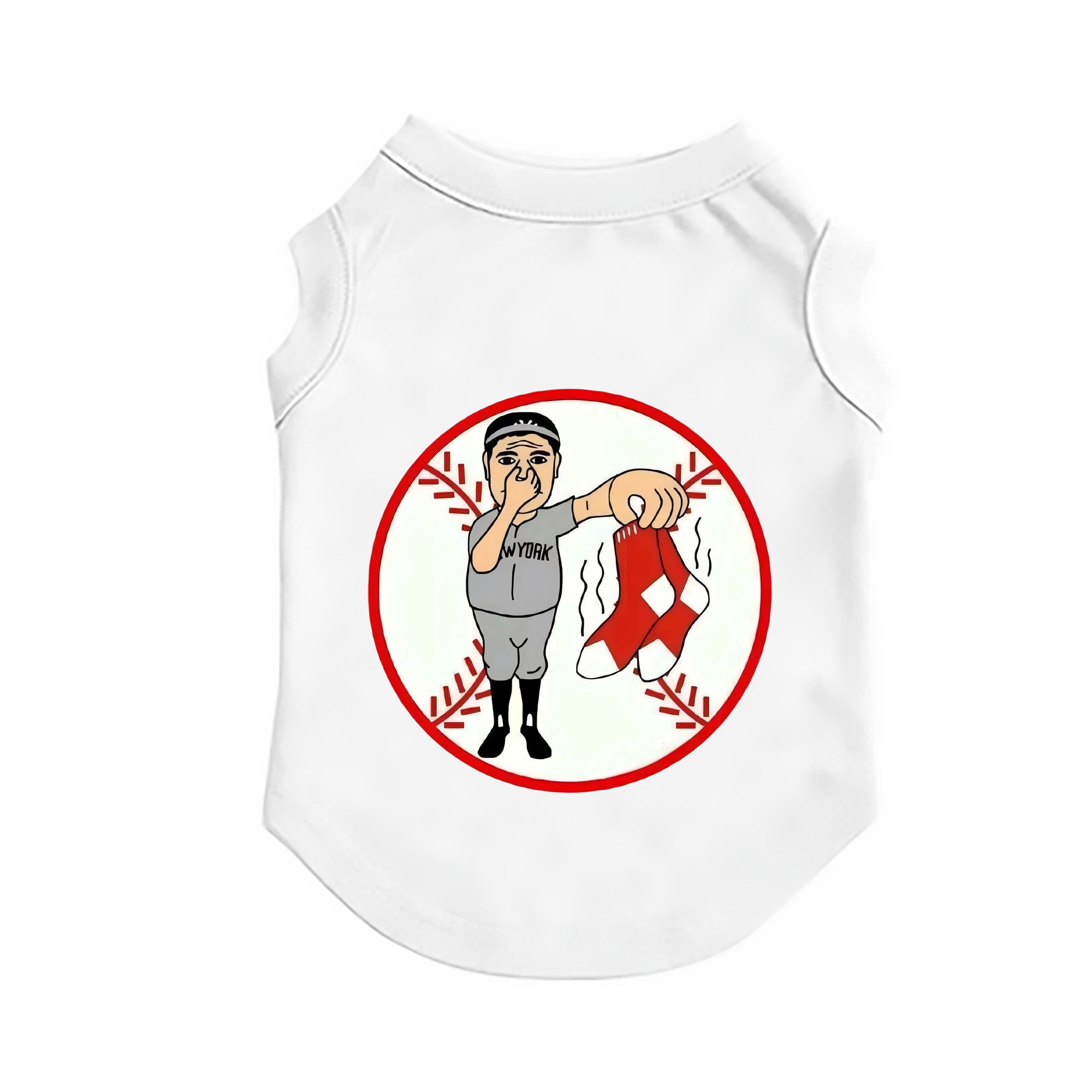 New York Yankees Duty Red Sox Pet Vest – Durable Polyester With Heat Transfer Print – Comfortable And Stylish