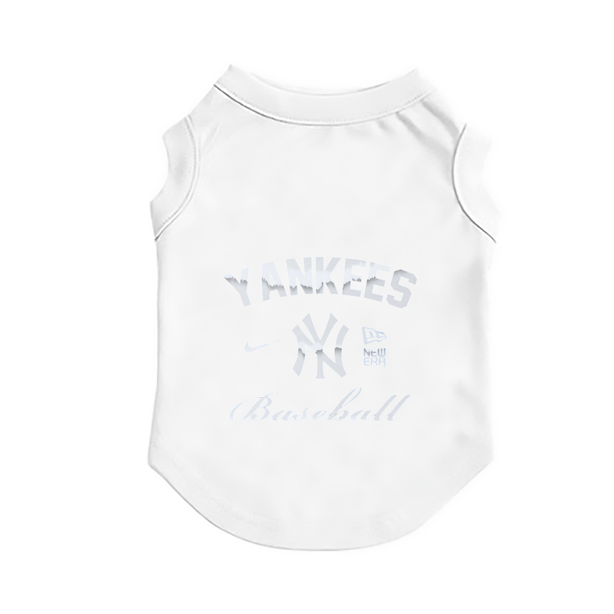 New York Yankees BaseBall Pet Vest – Durable Polyester With Heat Transfer Print – Comfortable And Stylish