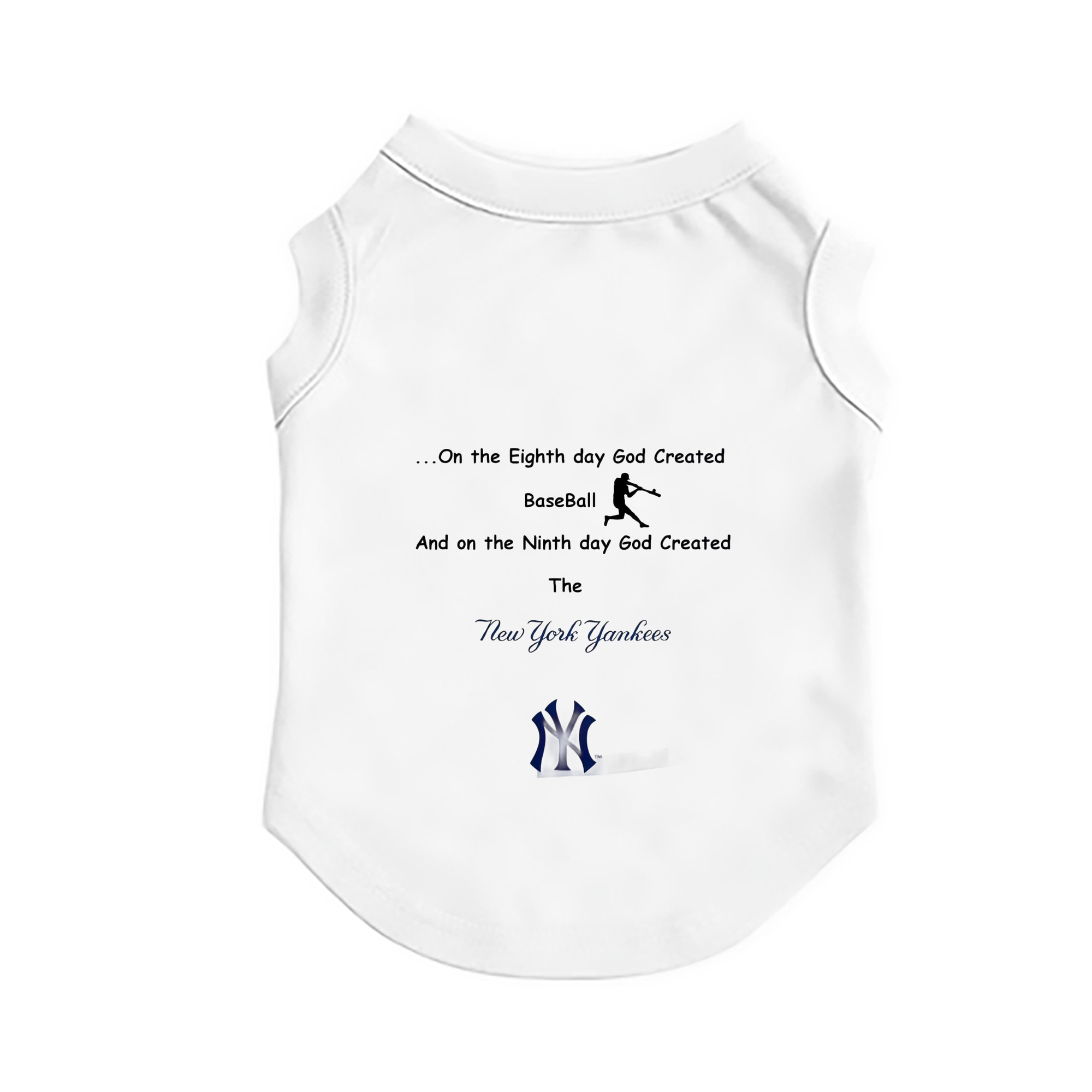 New York Yankees 281 Pet Vest – Durable Polyester With Heat Transfer Print – Comfortable And Stylish