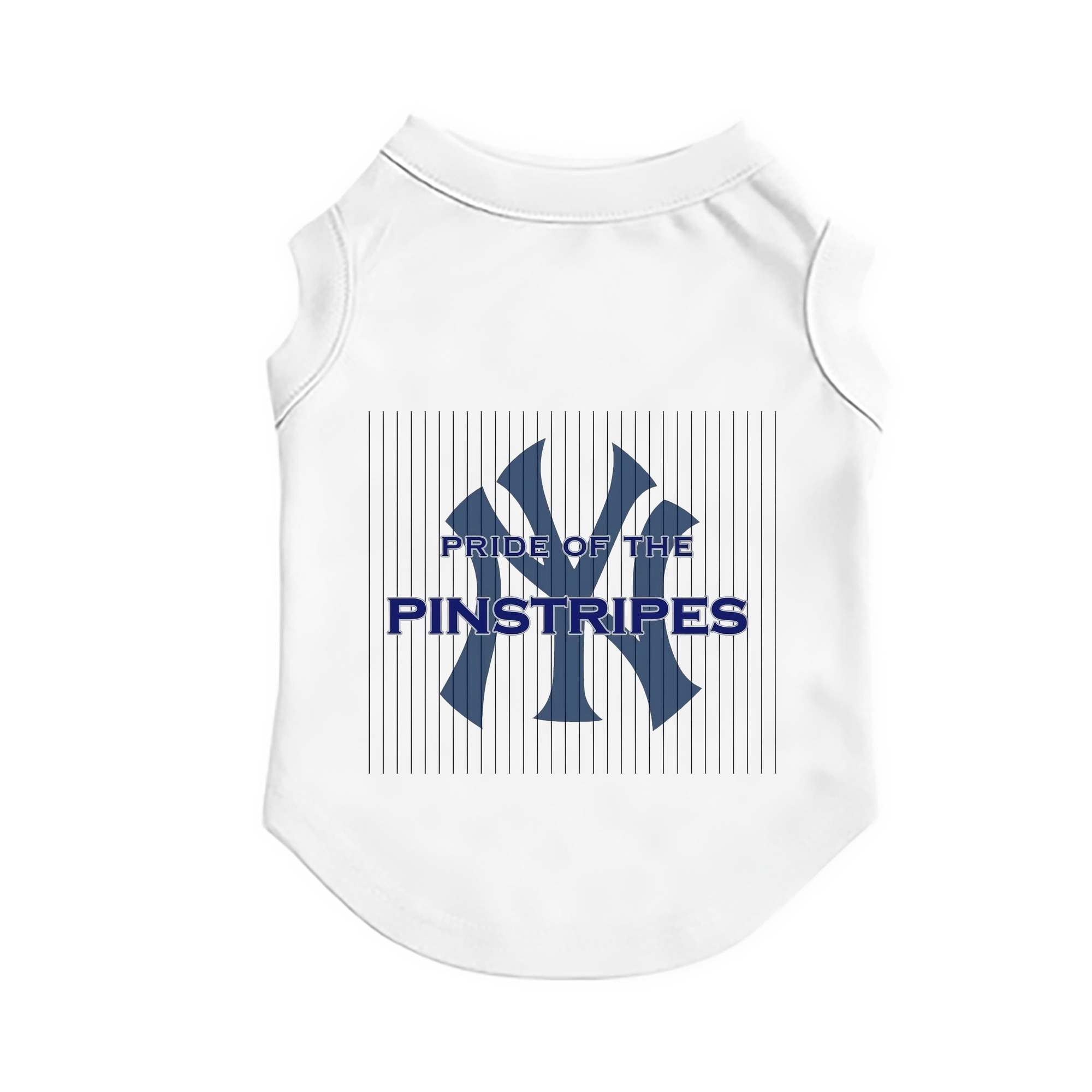New York Yankees Pride of The Pinstripes Pet Vest – Durable Polyester With Heat Transfer Print – Comfortable And Stylish