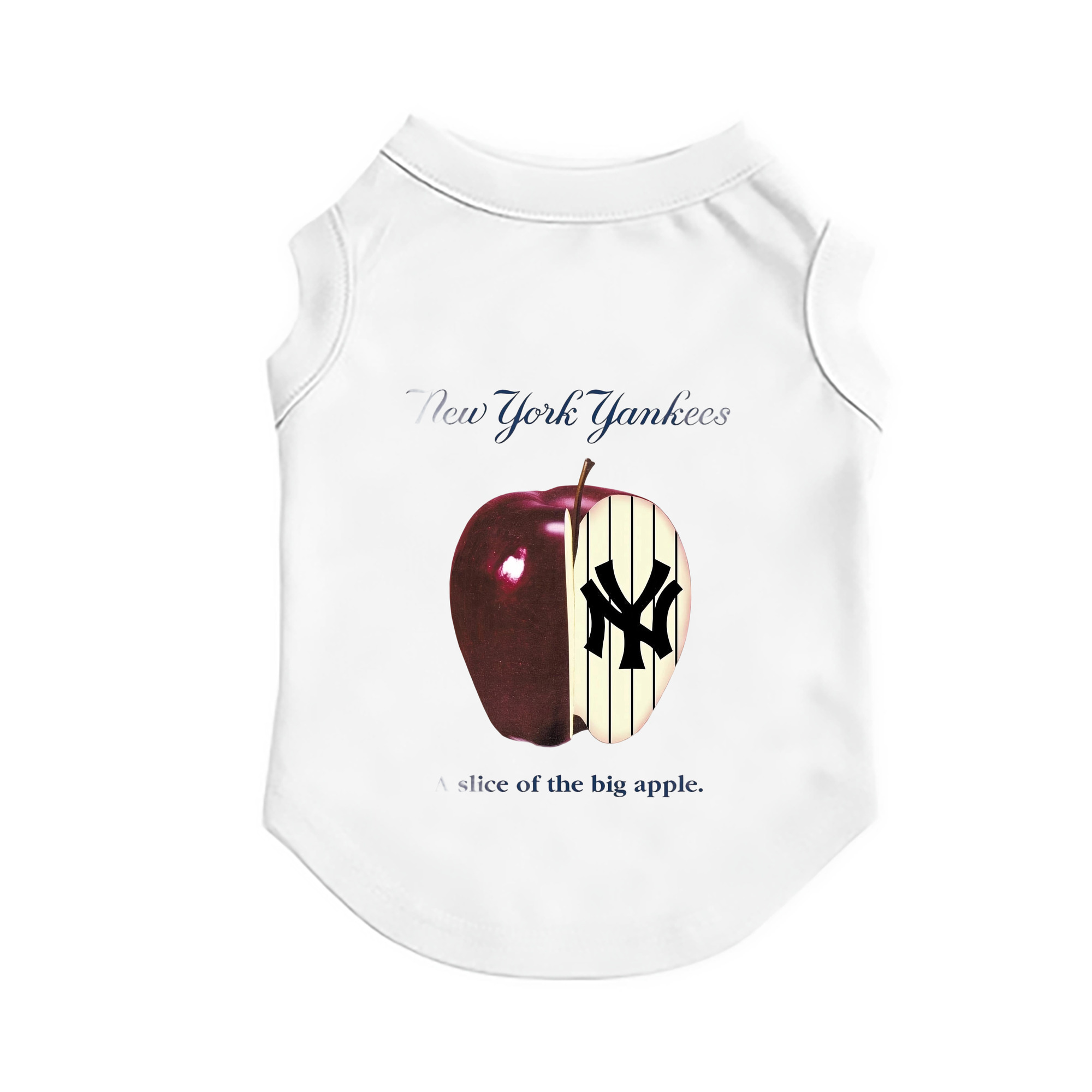 New York Yankees A Slice of The Big Apple Pet Vest – Durable Polyester With Heat Transfer Print – Comfortable And Stylish