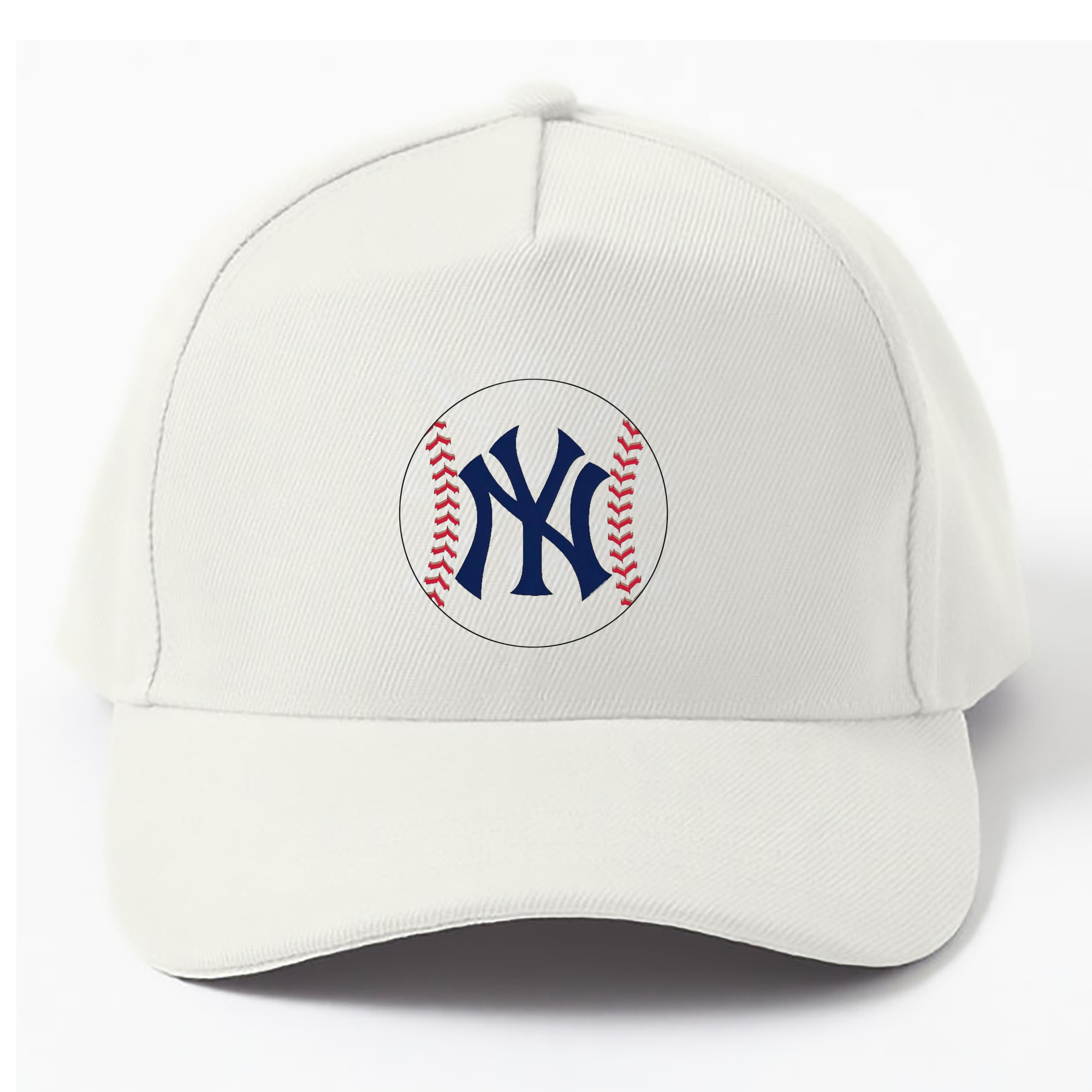 New York Yankees Baseball 100% Cotton Baseball Cap – Heat Transfer Print – Comfortable, Durable, Perfect For Sports & Everyday Wear