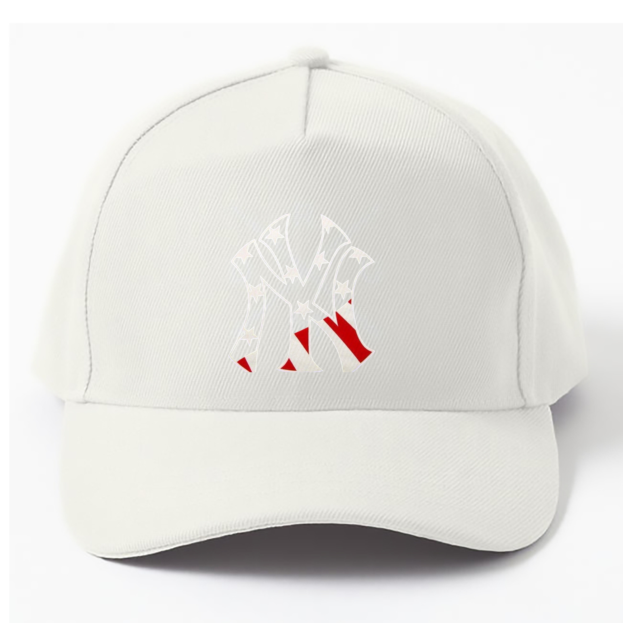 New York Yankees Logo USA 100% Cotton Baseball Cap – Heat Transfer Print – Comfortable, Durable, Perfect For Sports & Everyday Wear