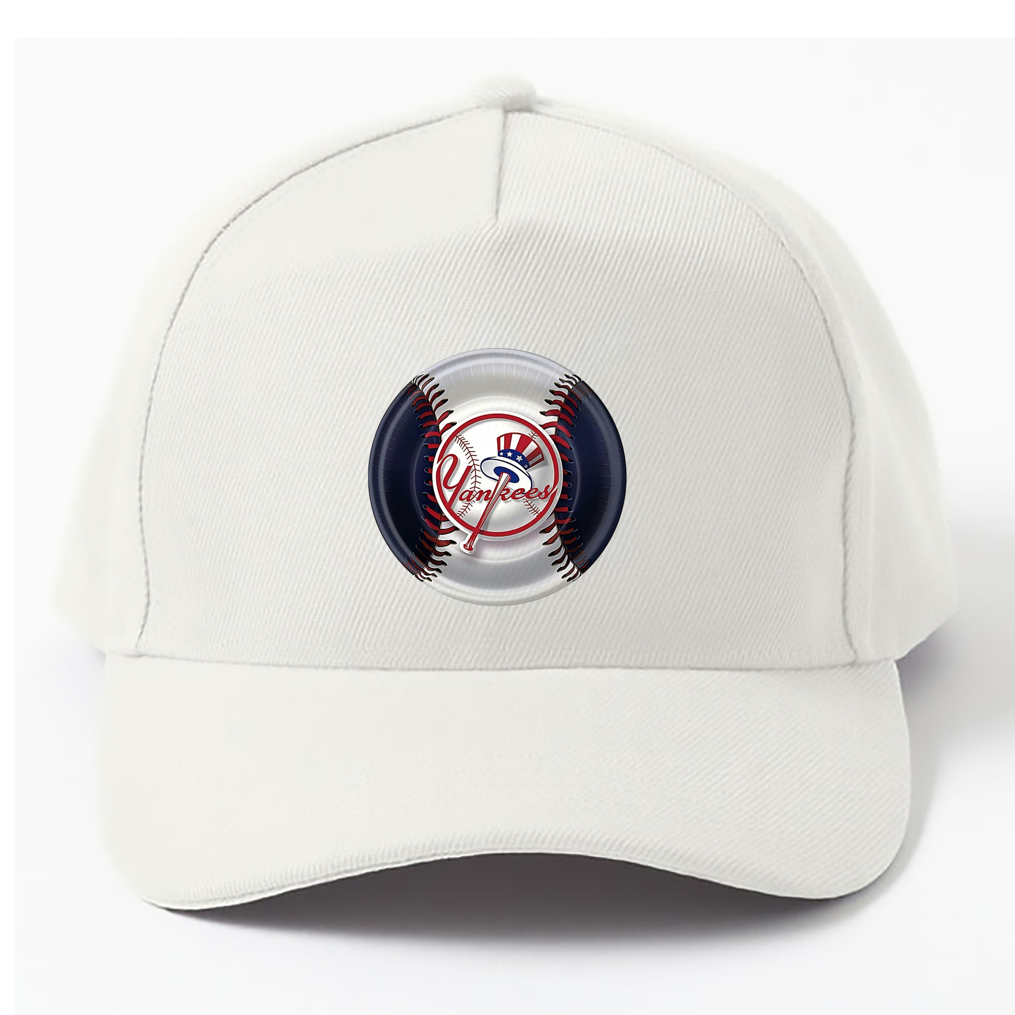 New York Yankees 81 100% Cotton Baseball Cap – Heat Transfer Print – Comfortable, Durable, Perfect For Sports & Everyday Wear