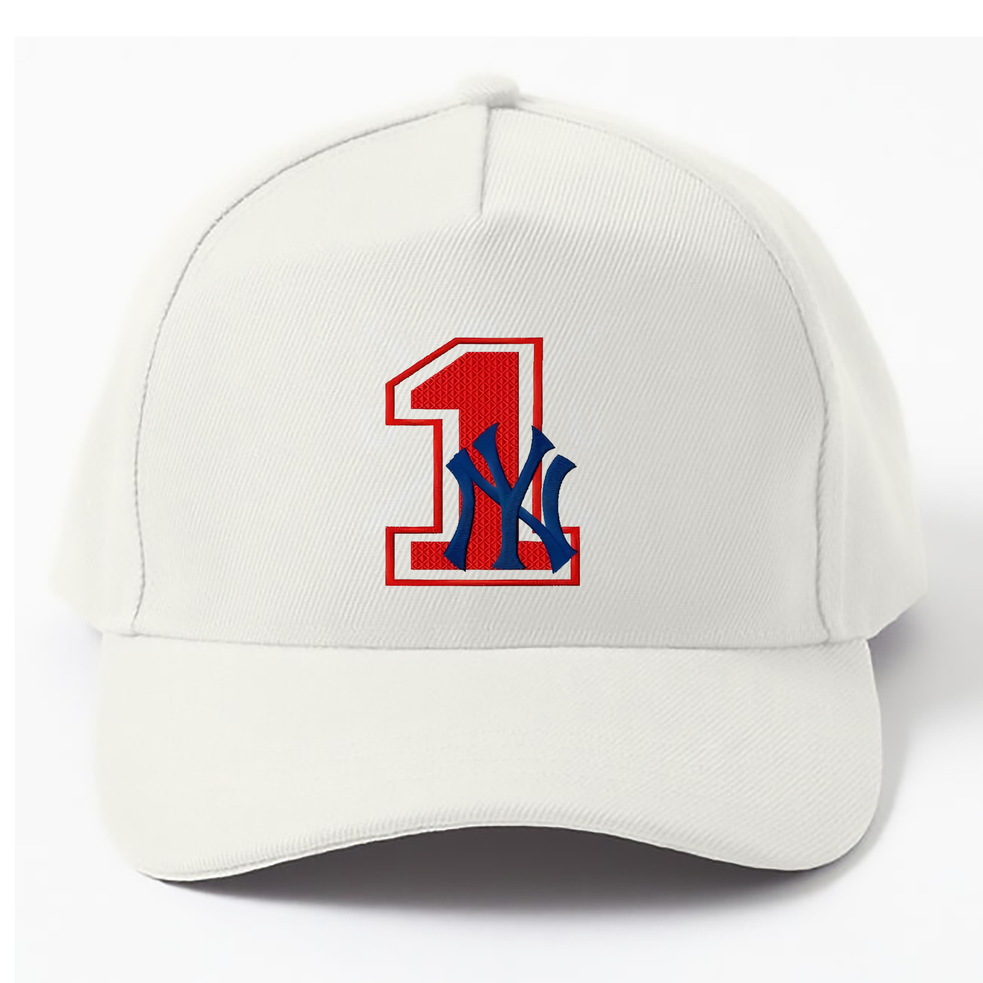 New York Yankees No.1 Fans 100% Cotton Baseball Cap – Heat Transfer Print – Comfortable, Durable, Perfect For Sports & Everyday Wear