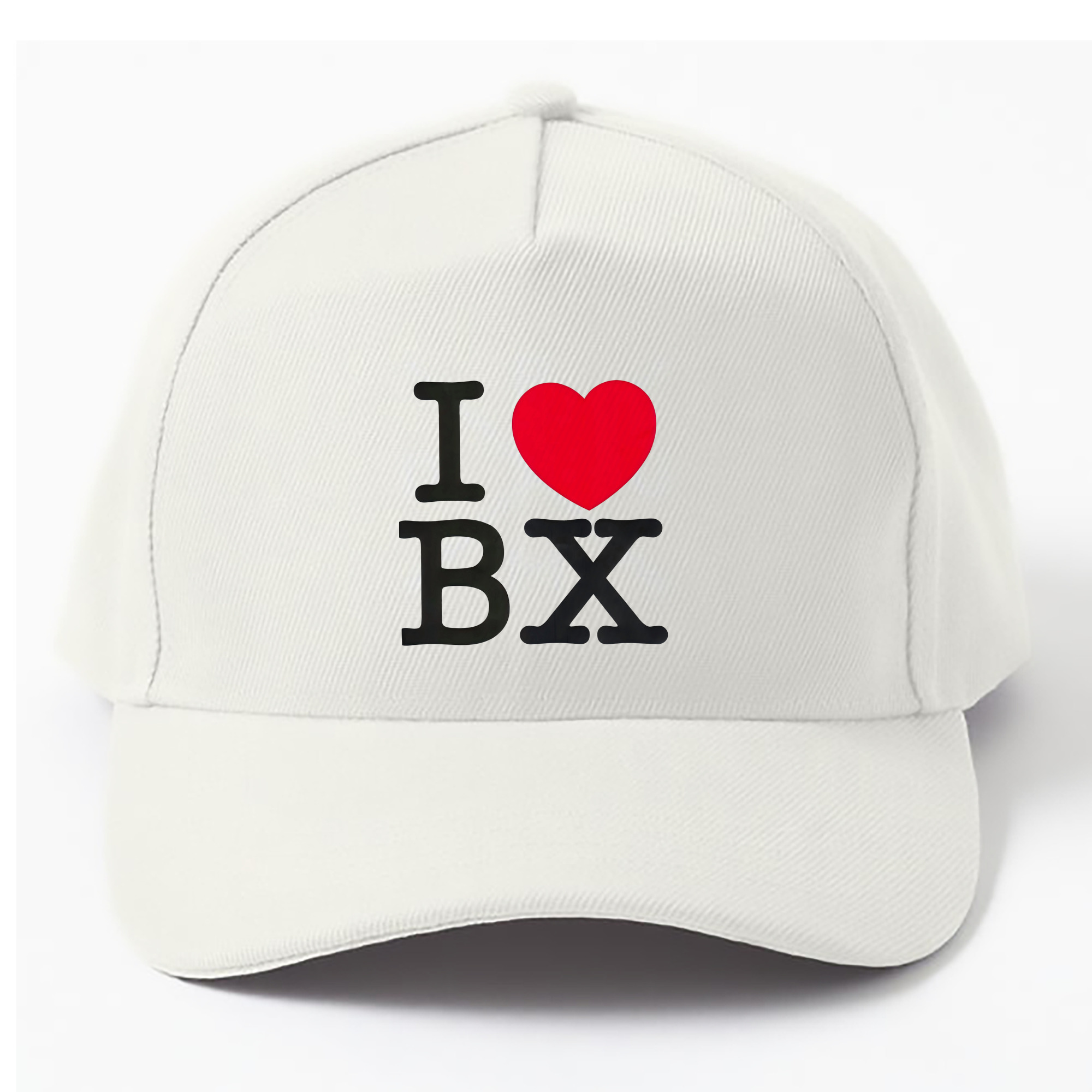 New York Yankees I Love BX 100% Cotton Baseball Cap – Heat Transfer Print – Comfortable, Durable, Perfect For Sports & Everyday Wear