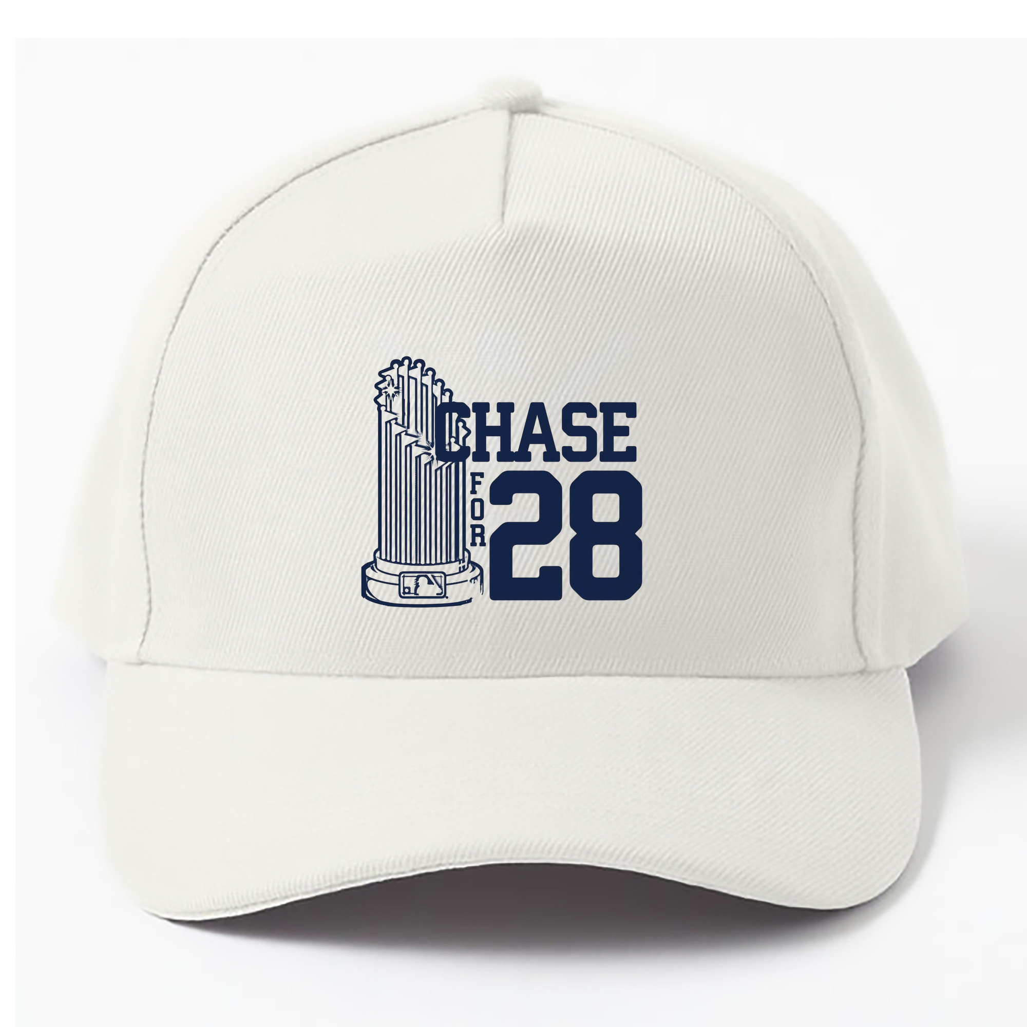 New York Yankees Chase For 28 100% Cotton Baseball Cap – Heat Transfer Print – Comfortable, Durable, Perfect For Sports & Everyday Wear