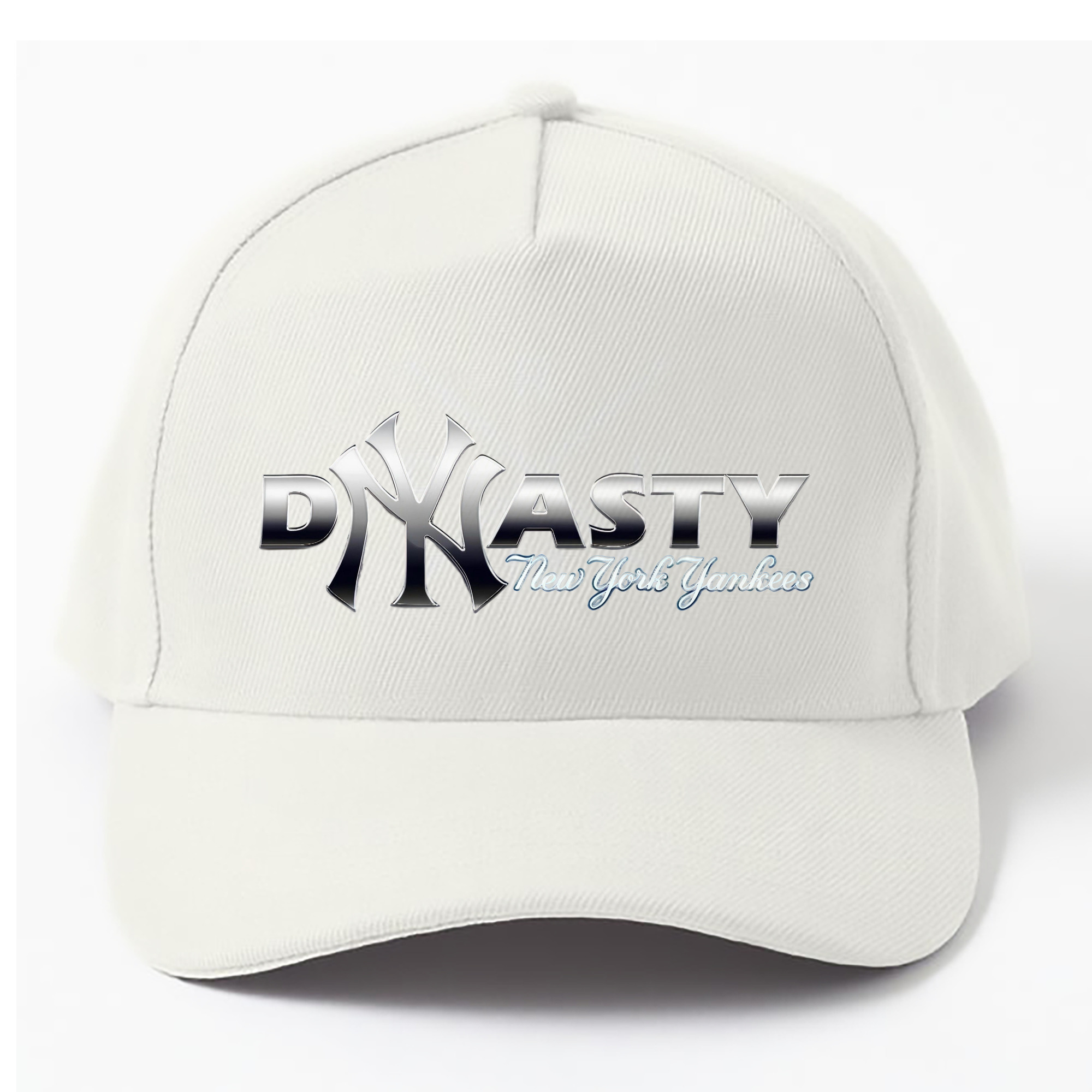 New York Yankees Dyasty 100% Cotton Baseball Cap – Heat Transfer Print – Comfortable, Durable, Perfect For Sports & Everyday Wear