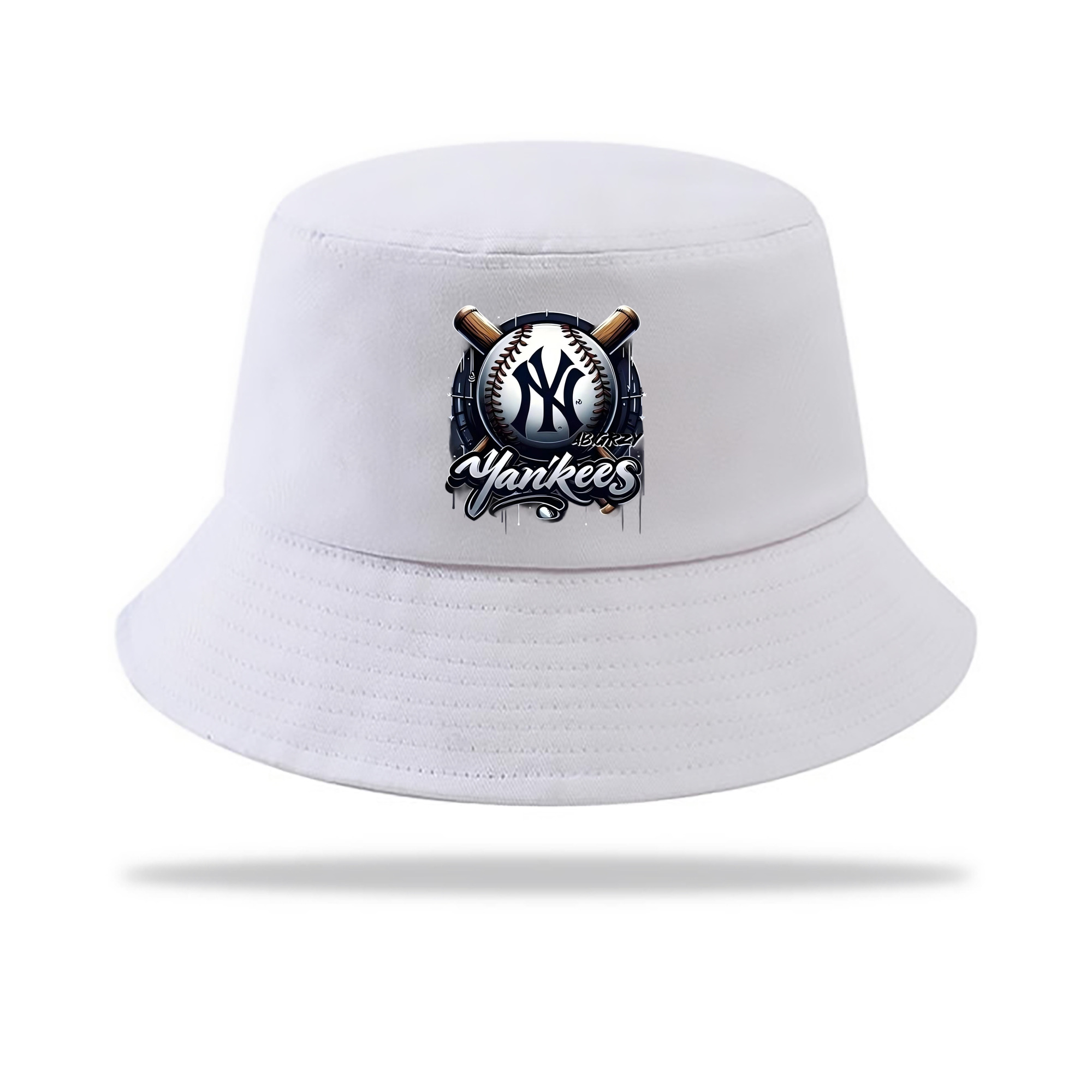 New York Yankees Baseball Outdoor Sun Protection Bucket Hat – Lightweight Breathable Knit & Woven Fabric – Ergonomic Wide Brim, Sweat-Absorbent, Stylish & Comfortable For Sports And Everyday Wear