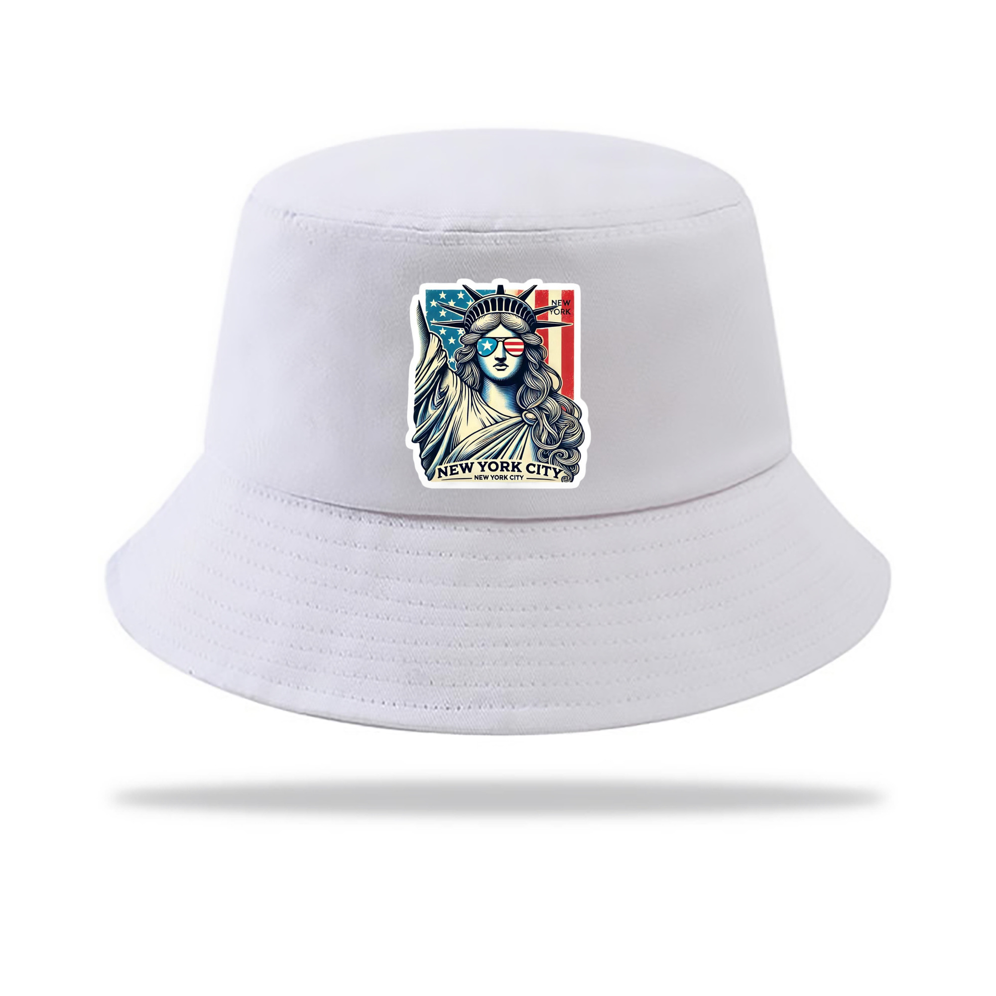 New York Yankees Liberty Outdoor Sun Protection Bucket Hat – Lightweight Breathable Knit & Woven Fabric – Ergonomic Wide Brim, Sweat-Absorbent, Stylish & Comfortable For Sports And Everyday Wear