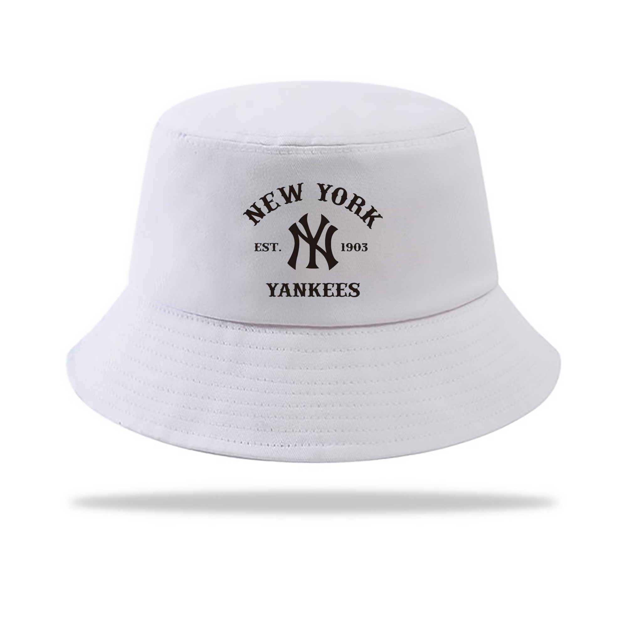 New York Yankees EST 1903 Outdoor Sun Protection Bucket Hat – Lightweight Breathable Knit & Woven Fabric – Ergonomic Wide Brim, Sweat-Absorbent, Stylish & Comfortable For Sports And Everyday Wear