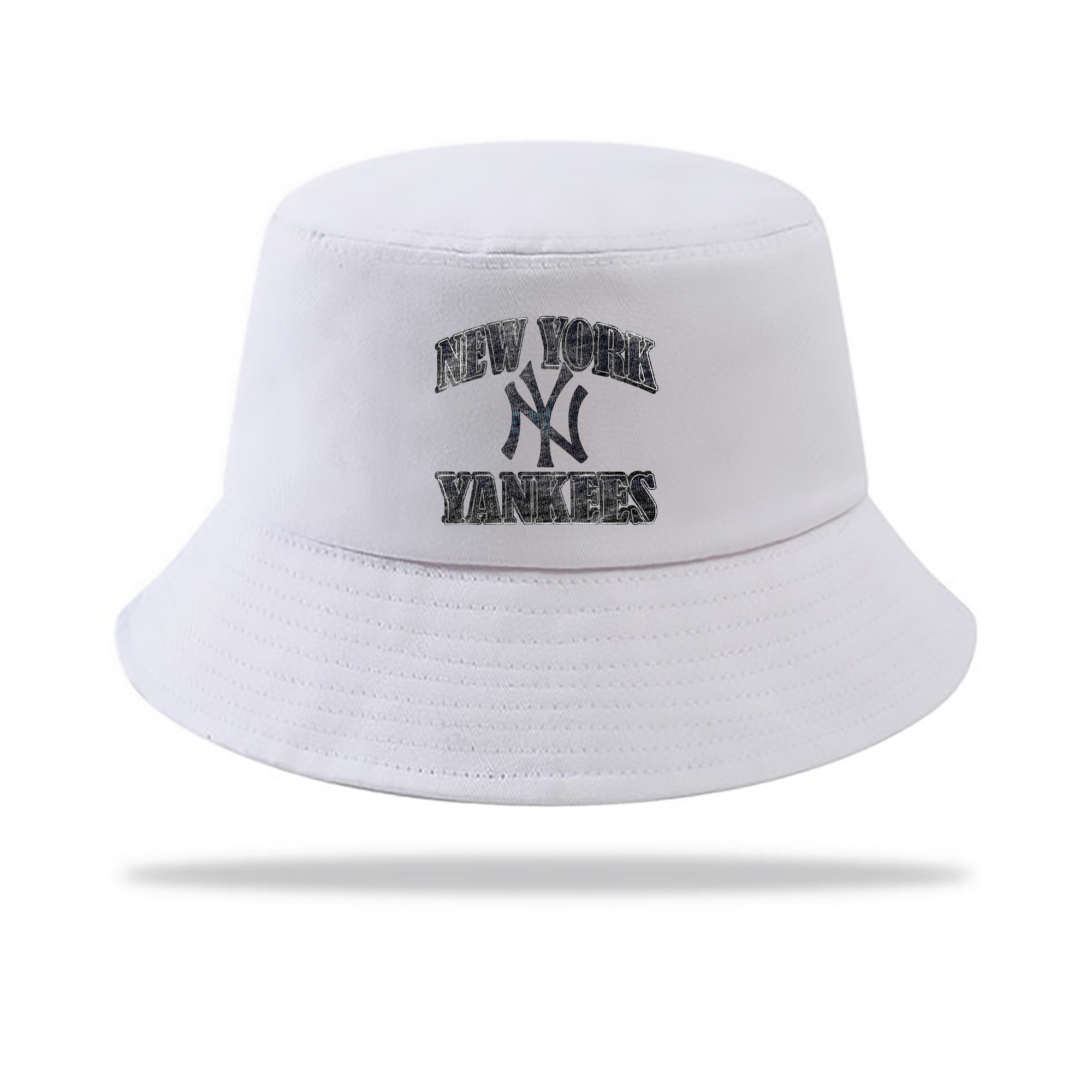 New York Yankees 76 Outdoor Sun Protection Bucket Hat – Lightweight Breathable Knit & Woven Fabric – Ergonomic Wide Brim, Sweat-Absorbent, Stylish & Comfortable For Sports And Everyday Wear