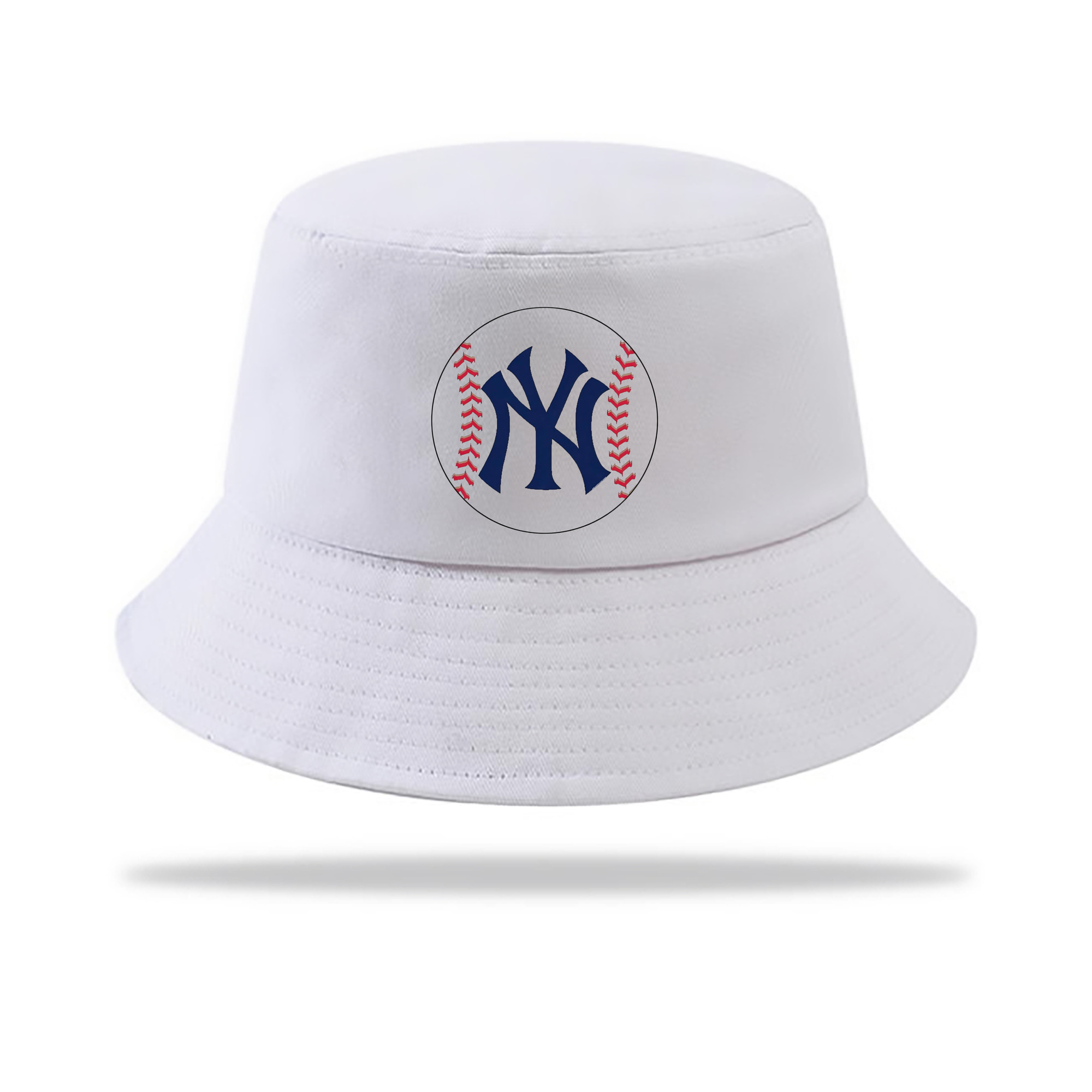 New York Yankees Baseball Outdoor Sun Protection Bucket Hat – Lightweight Breathable Knit & Woven Fabric – Ergonomic Wide Brim, Sweat-Absorbent, Stylish & Comfortable For Sports And Everyday Wear