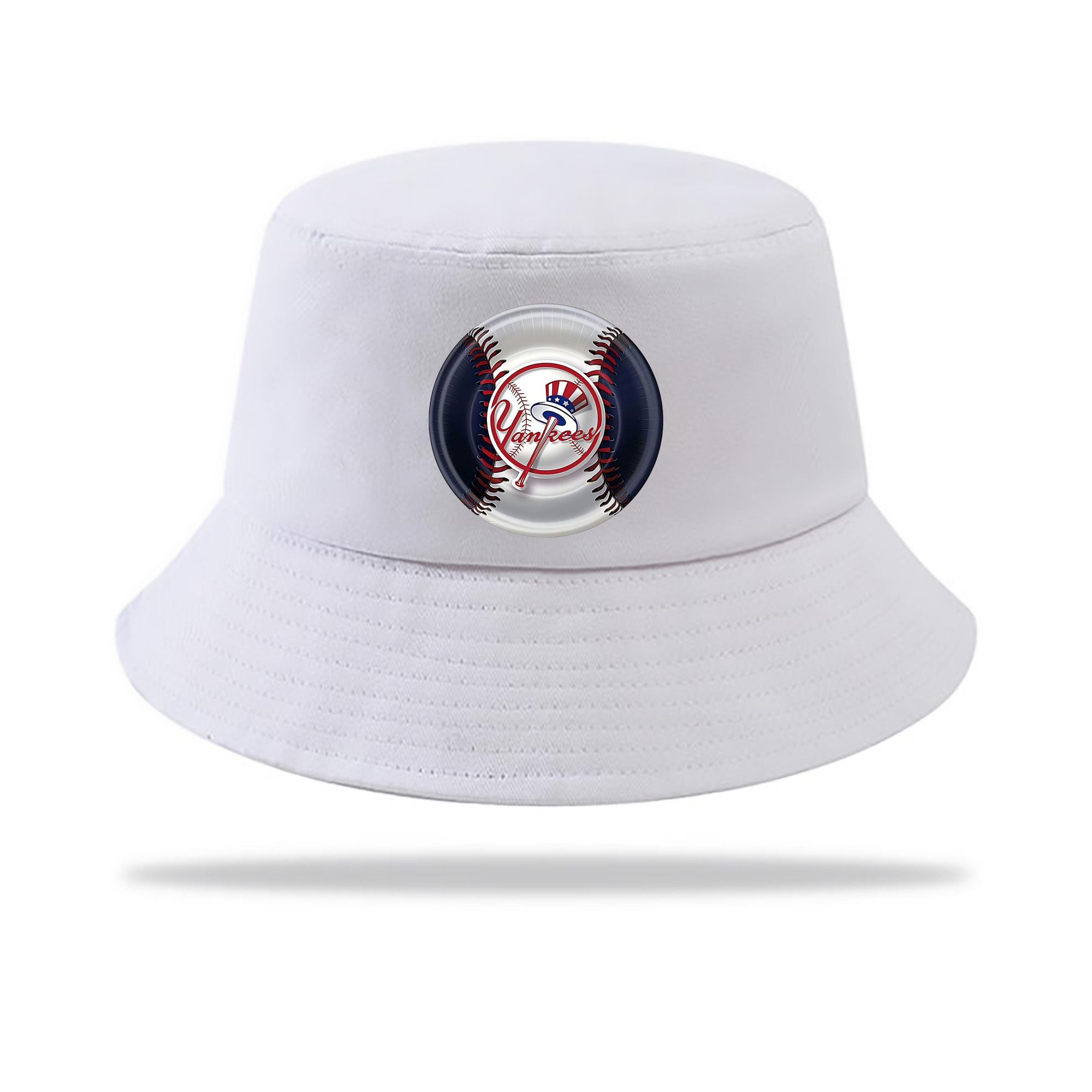 New York Yankees 81 Outdoor Sun Protection Bucket Hat – Lightweight Breathable Knit & Woven Fabric – Ergonomic Wide Brim, Sweat-Absorbent, Stylish & Comfortable For Sports And Everyday Wear