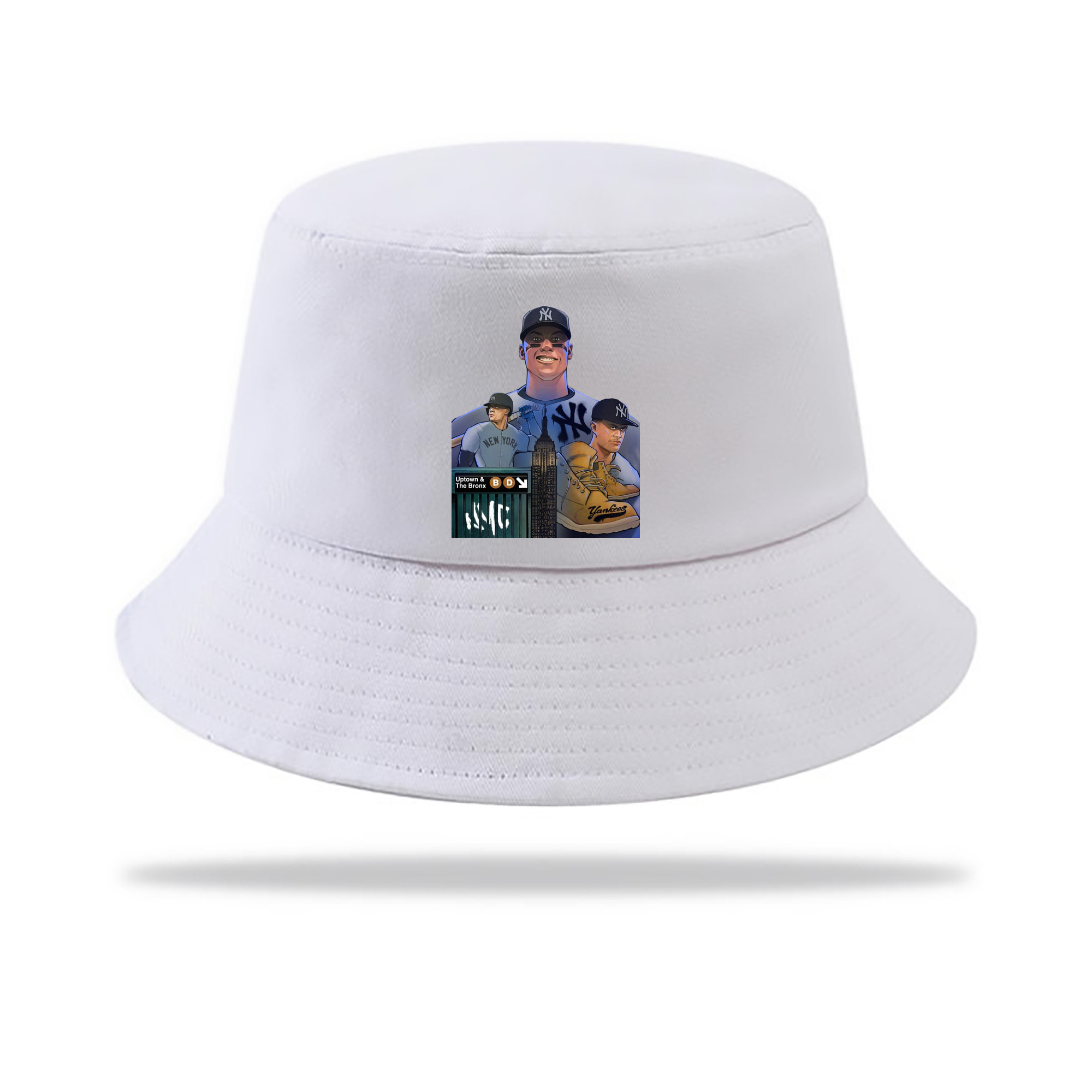 New York Yankees 273 Outdoor Sun Protection Bucket Hat – Lightweight Breathable Knit & Woven Fabric – Ergonomic Wide Brim, Sweat-Absorbent, Stylish & Comfortable For Sports And Everyday Wear