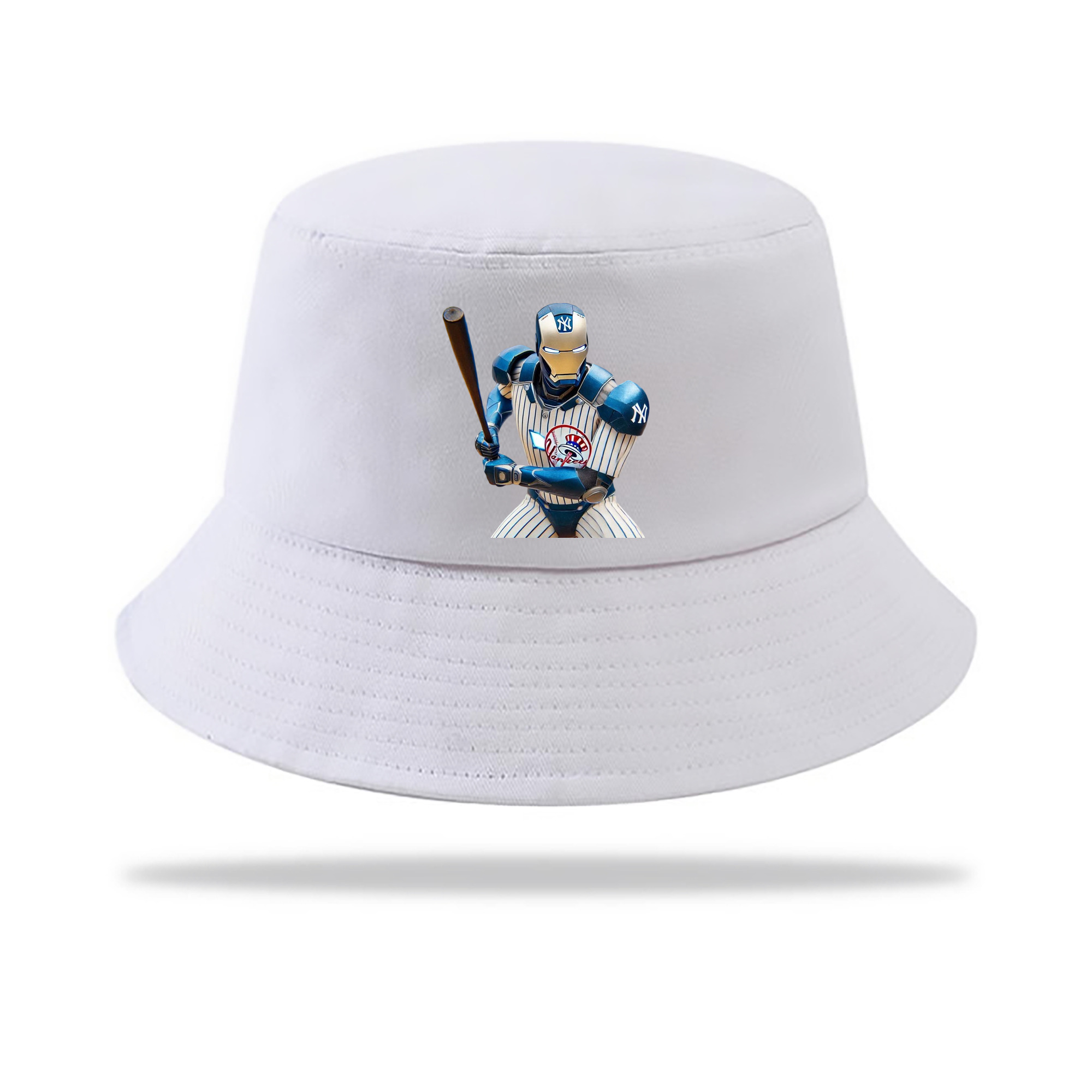 New York Yankees 283 Outdoor Sun Protection Bucket Hat – Lightweight Breathable Knit & Woven Fabric – Ergonomic Wide Brim, Sweat-Absorbent, Stylish & Comfortable For Sports And Everyday Wear