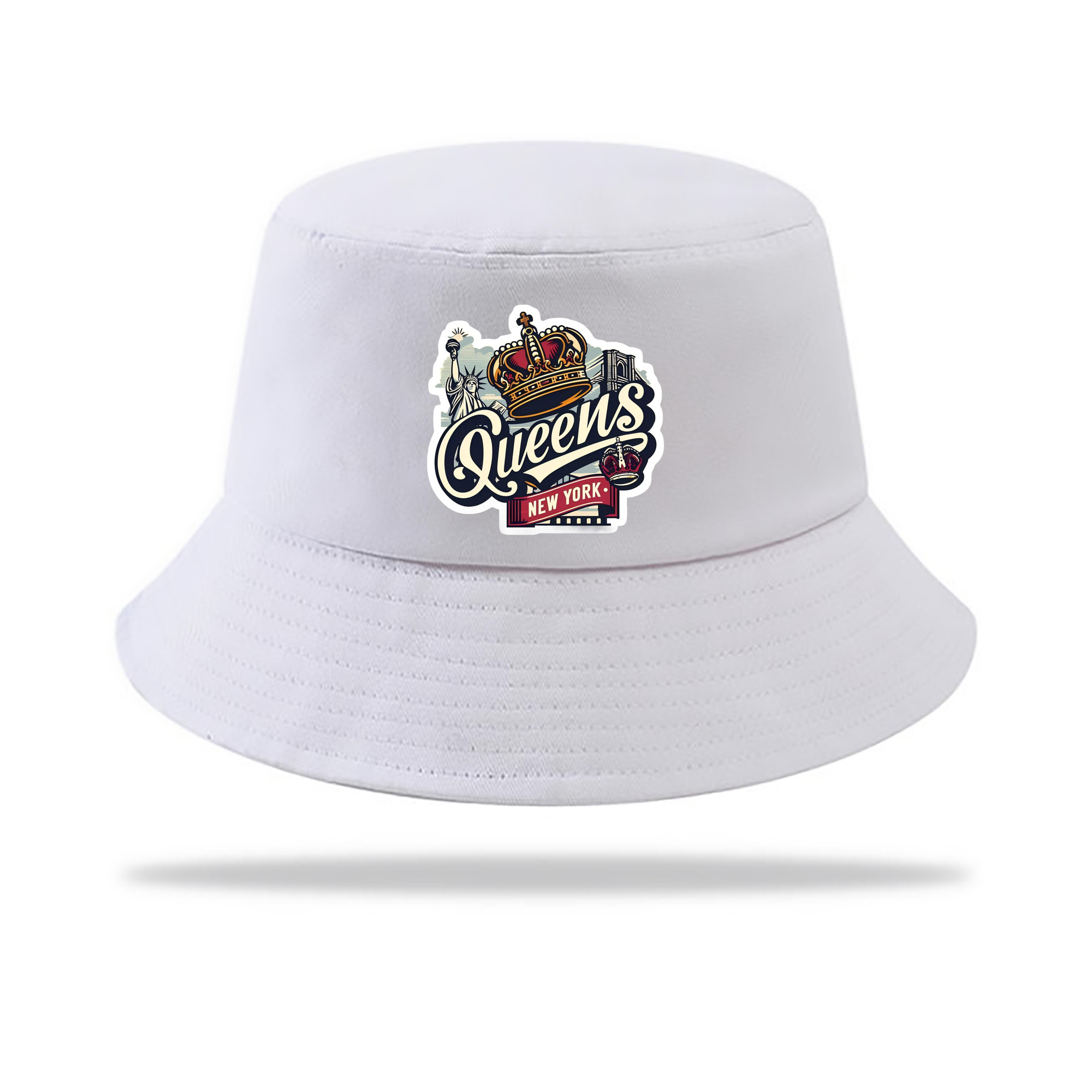 New York Yankees New York Queens Outdoor Sun Protection Bucket Hat – Lightweight Breathable Knit & Woven Fabric – Ergonomic Wide Brim, Sweat-Absorbent, Stylish & Comfortable For Sports And Everyday Wear