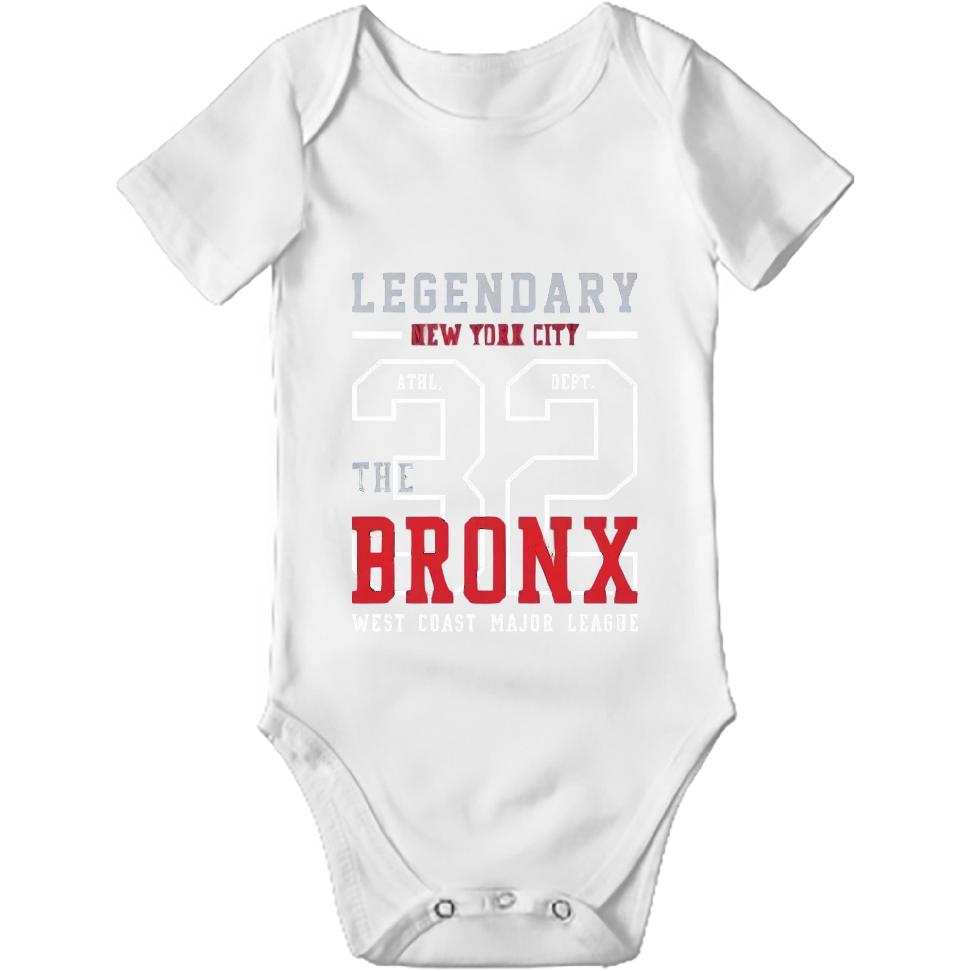 New York Yankees 24 Baby Short Sleeve Romper – 100% Cotton Soft & Breathable Digital Print Onesie With Easy Snap Closure And Envelope Shoulder – Comfortable For Daily Wear & Travel