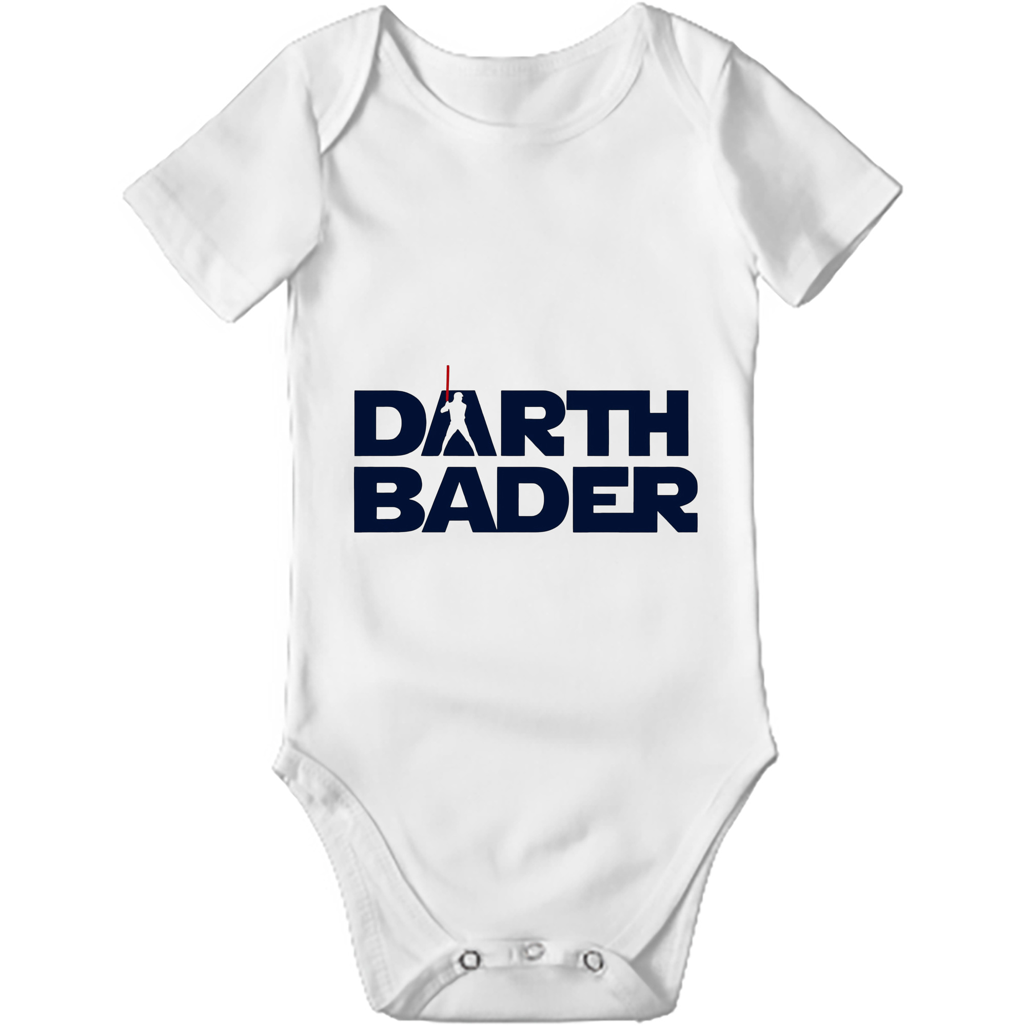 New York Yankees Harrison Bader Darth Bader Baby Short Sleeve Romper – 100% Cotton Soft & Breathable Digital Print Onesie With Easy Snap Closure And Envelope Shoulder – Comfortable For Daily Wear & Travel