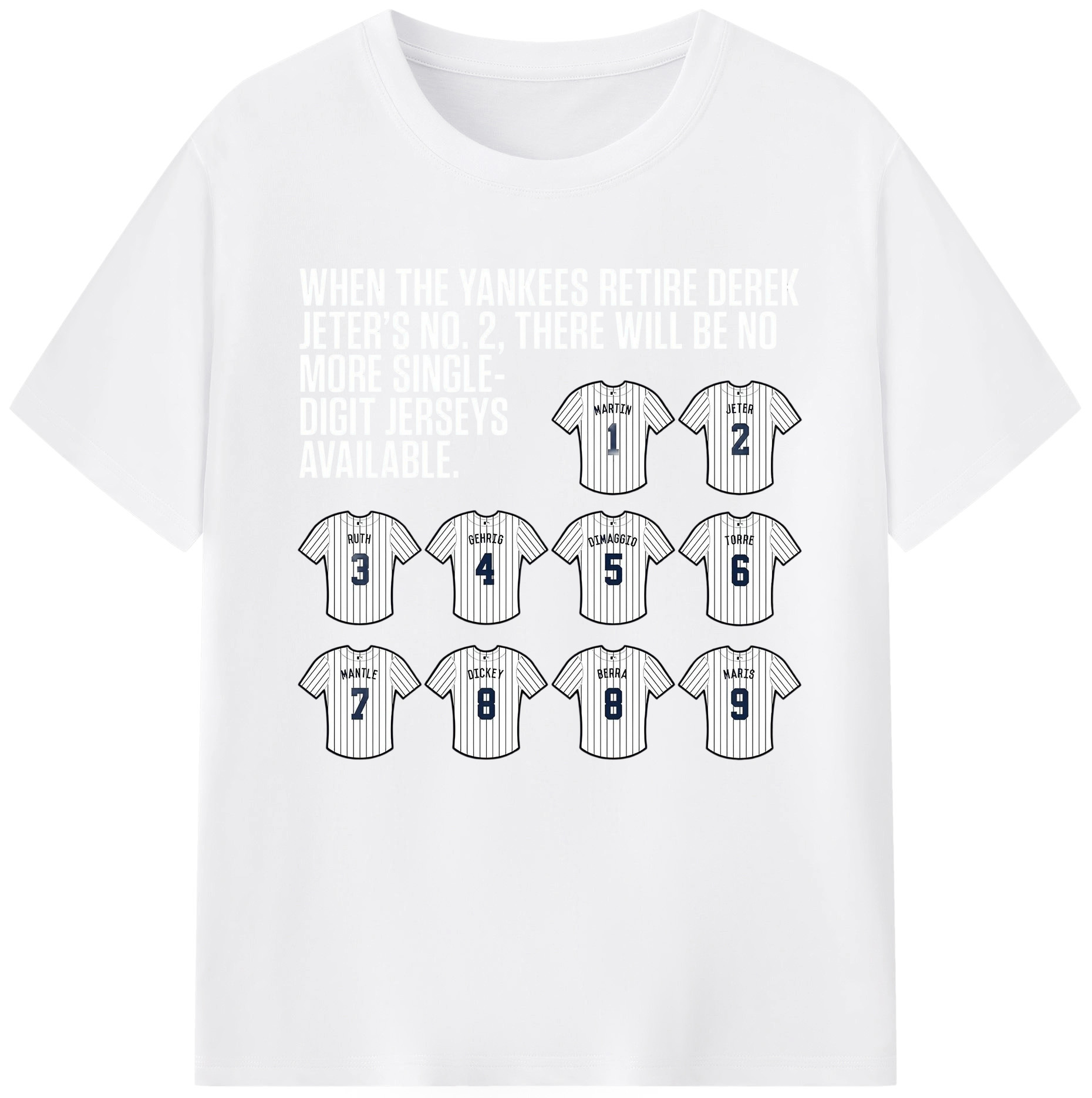 New York Yankees 61 180g Cotton T-Shirt With Front Heat Transfer Print – Soft, Lightweight, Fitted Design – Comfortable Casual Wear For Sports & Everyday Use