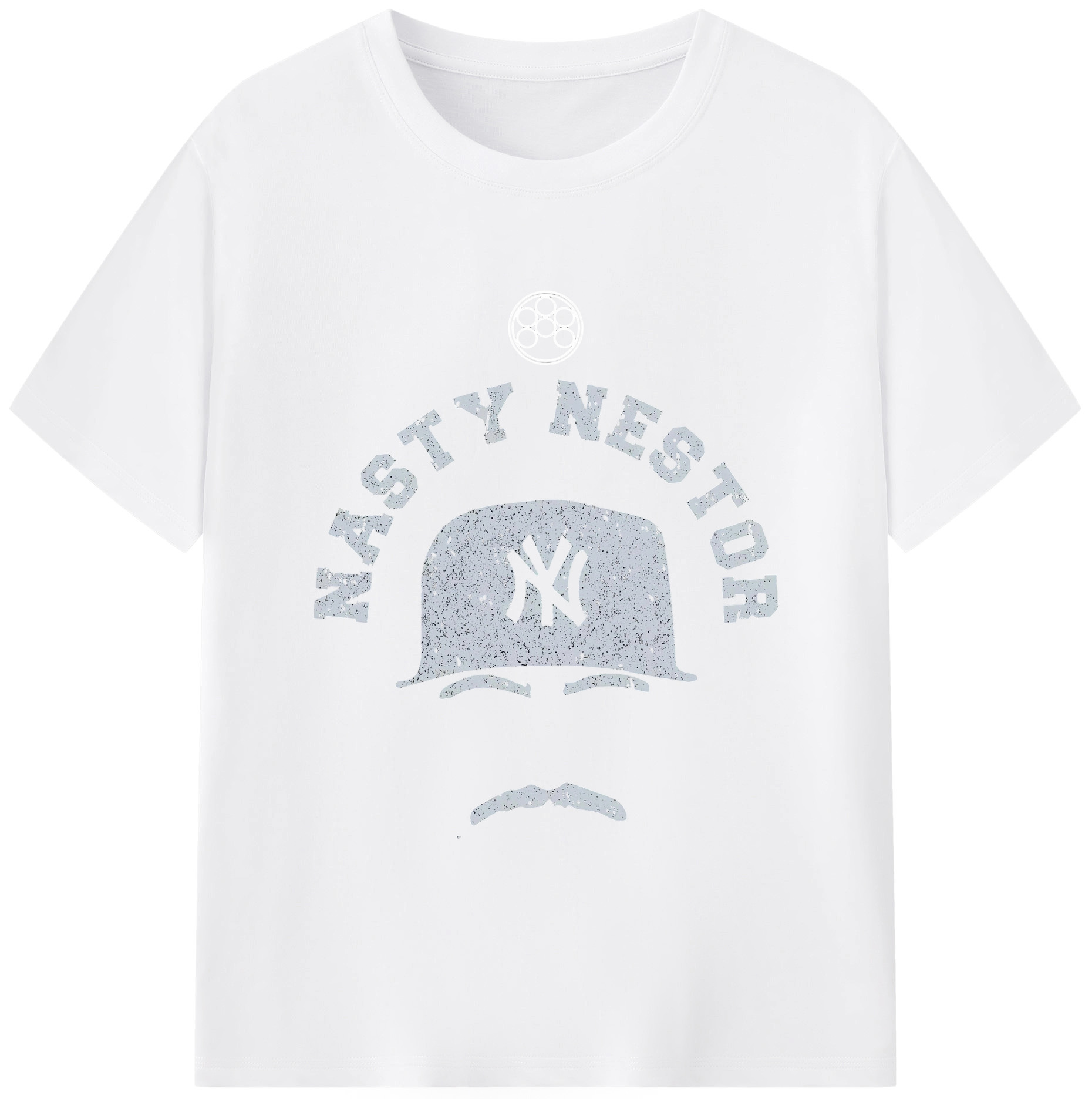 New York Yankees Nasty Nestor 180g Cotton T-Shirt With Front Heat Transfer Print – Soft, Lightweight, Fitted Design – Comfortable Casual Wear For Sports & Everyday Use