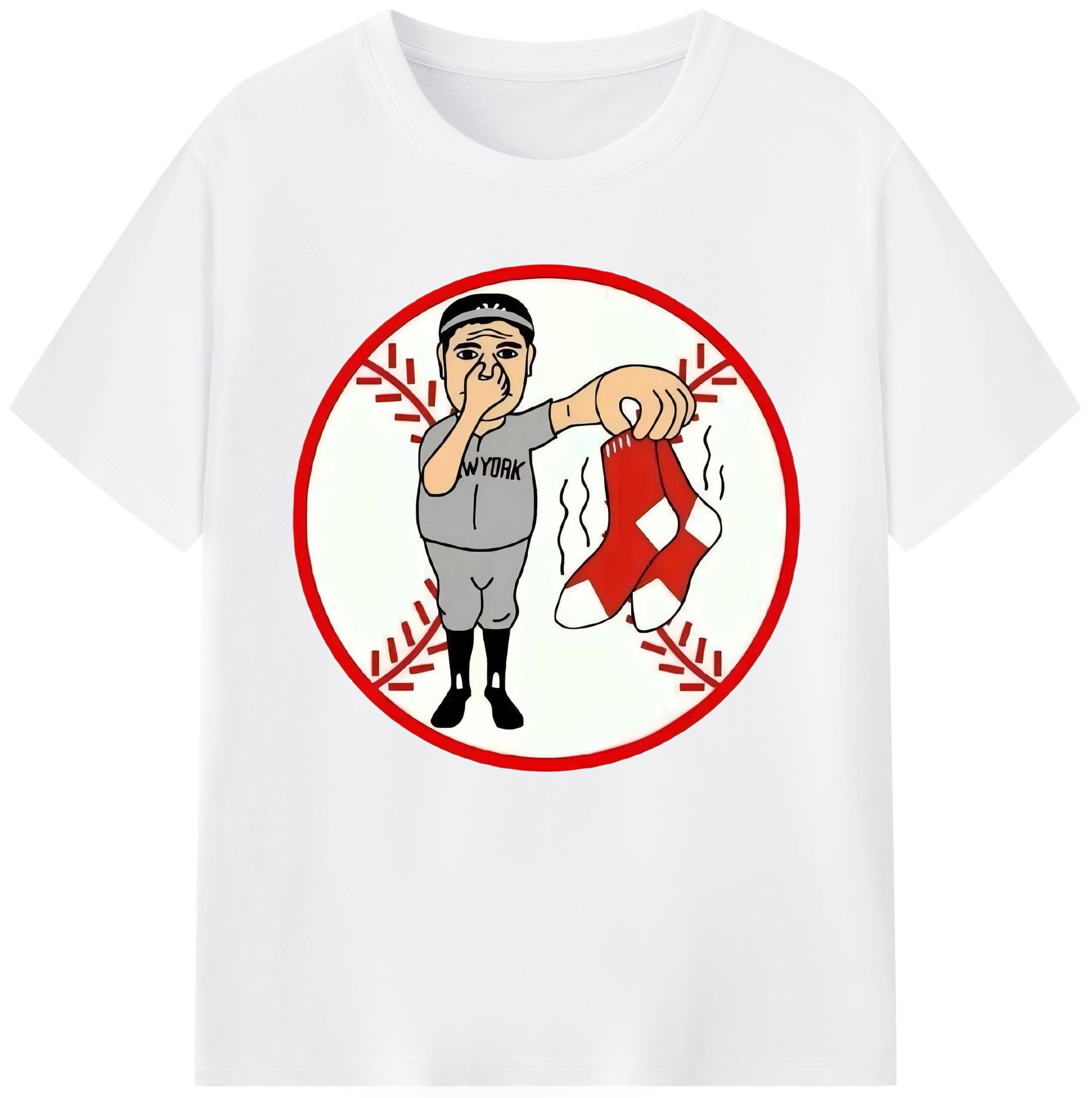 New York Yankees Duty Red Sox 180g Cotton T-Shirt With Front Heat Transfer Print – Soft, Lightweight, Fitted Design – Comfortable Casual Wear For Sports & Everyday Use