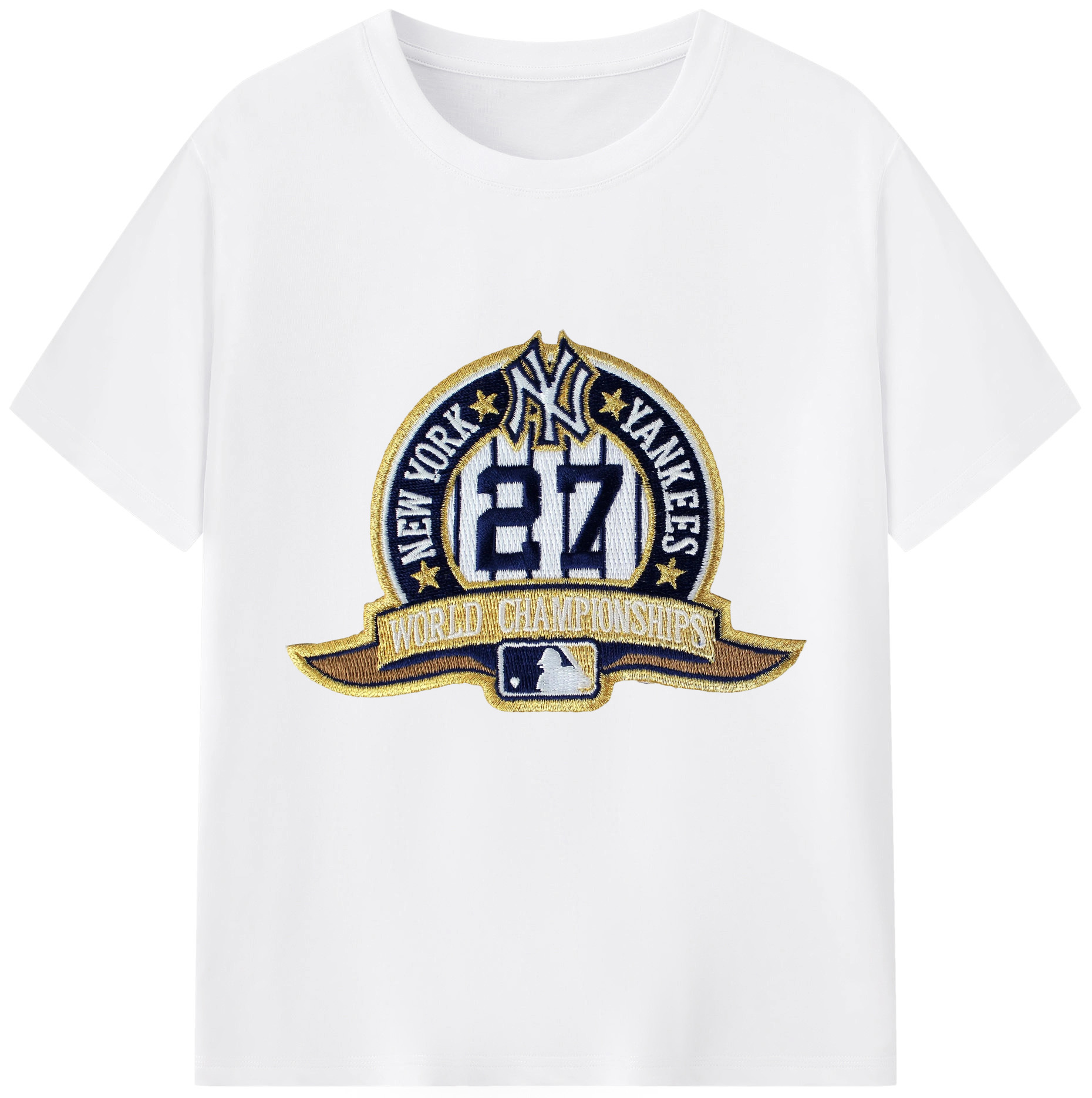New York Yankees 271 180g Cotton T-Shirt With Front Heat Transfer Print – Soft, Lightweight, Fitted Design – Comfortable Casual Wear For Sports & Everyday Use