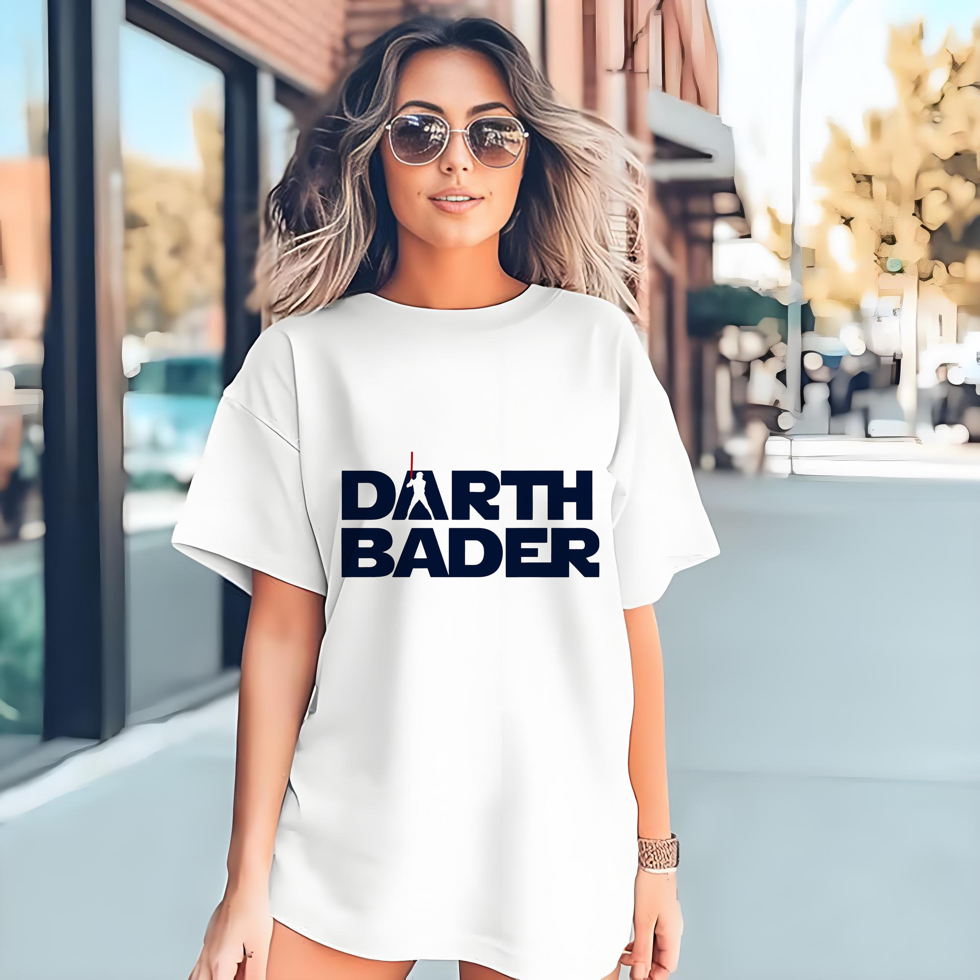 New York Yankees Harrison Bader Darth Bader 180g Cotton T-Shirt With Front Heat Transfer Print – Soft, Lightweight, Fitted Design – Comfortable Casual Wear For Sports & Everyday Use