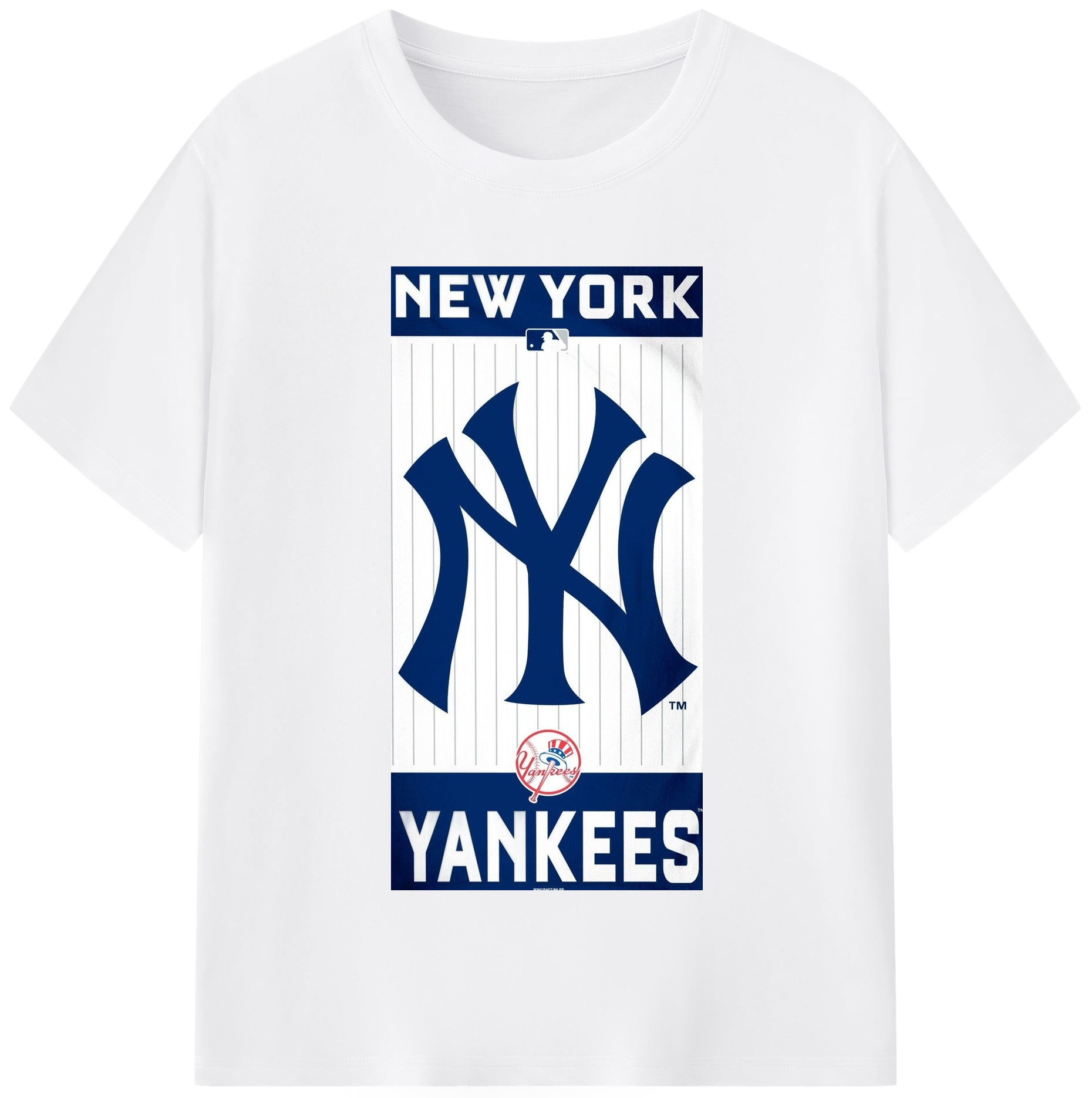 New York Yankees 23 Combed Cotton T-Shirt 180g With Front Heat Transfer Print – Soft, Lightweight, Fitted Design – Stylish Casual Wear For Sports & Everyday Use