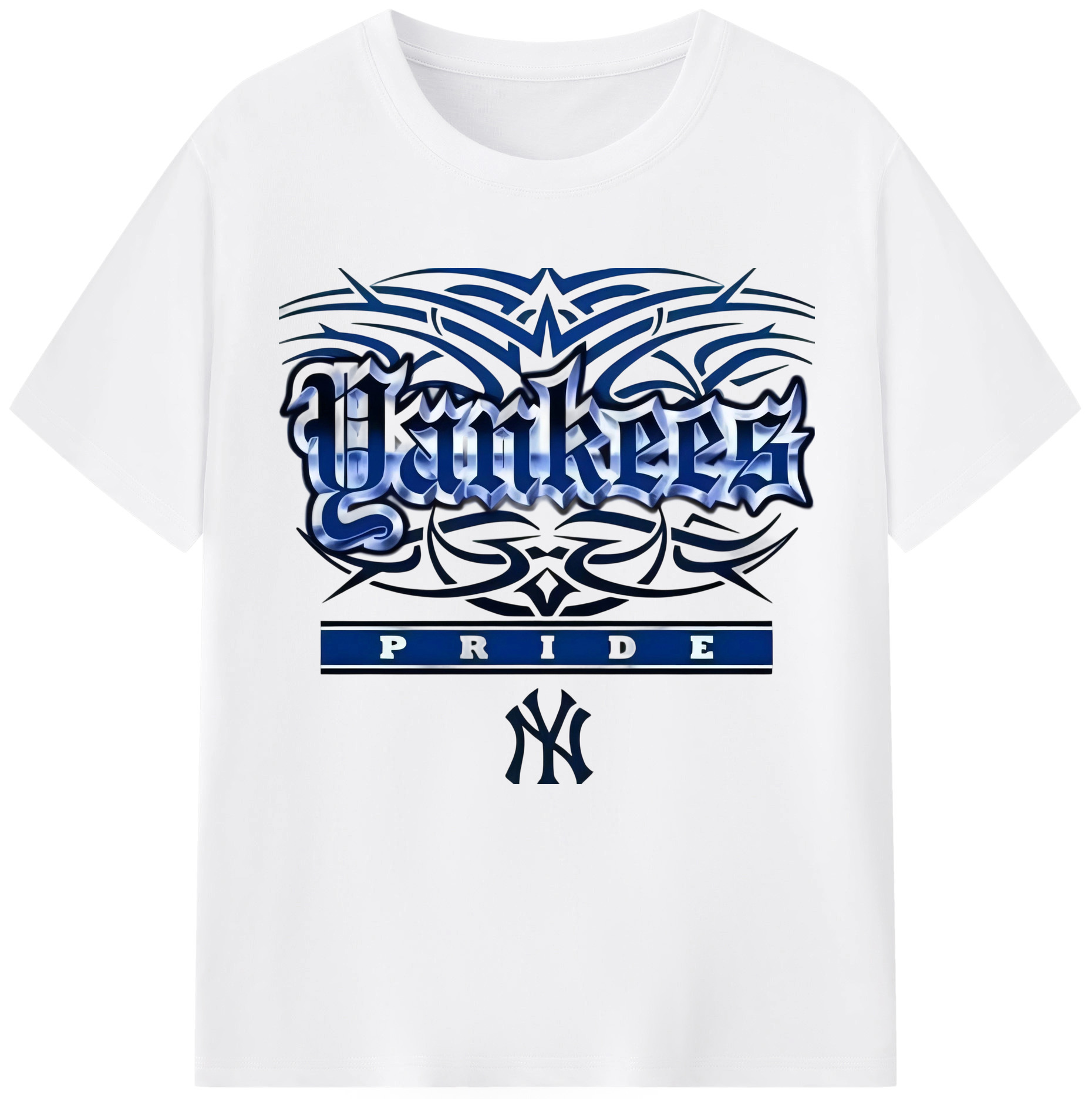 New York Yankees 278 Combed Cotton T-Shirt 180g With Front Heat Transfer Print – Soft, Lightweight, Fitted Design – Stylish Casual Wear For Sports & Everyday Use