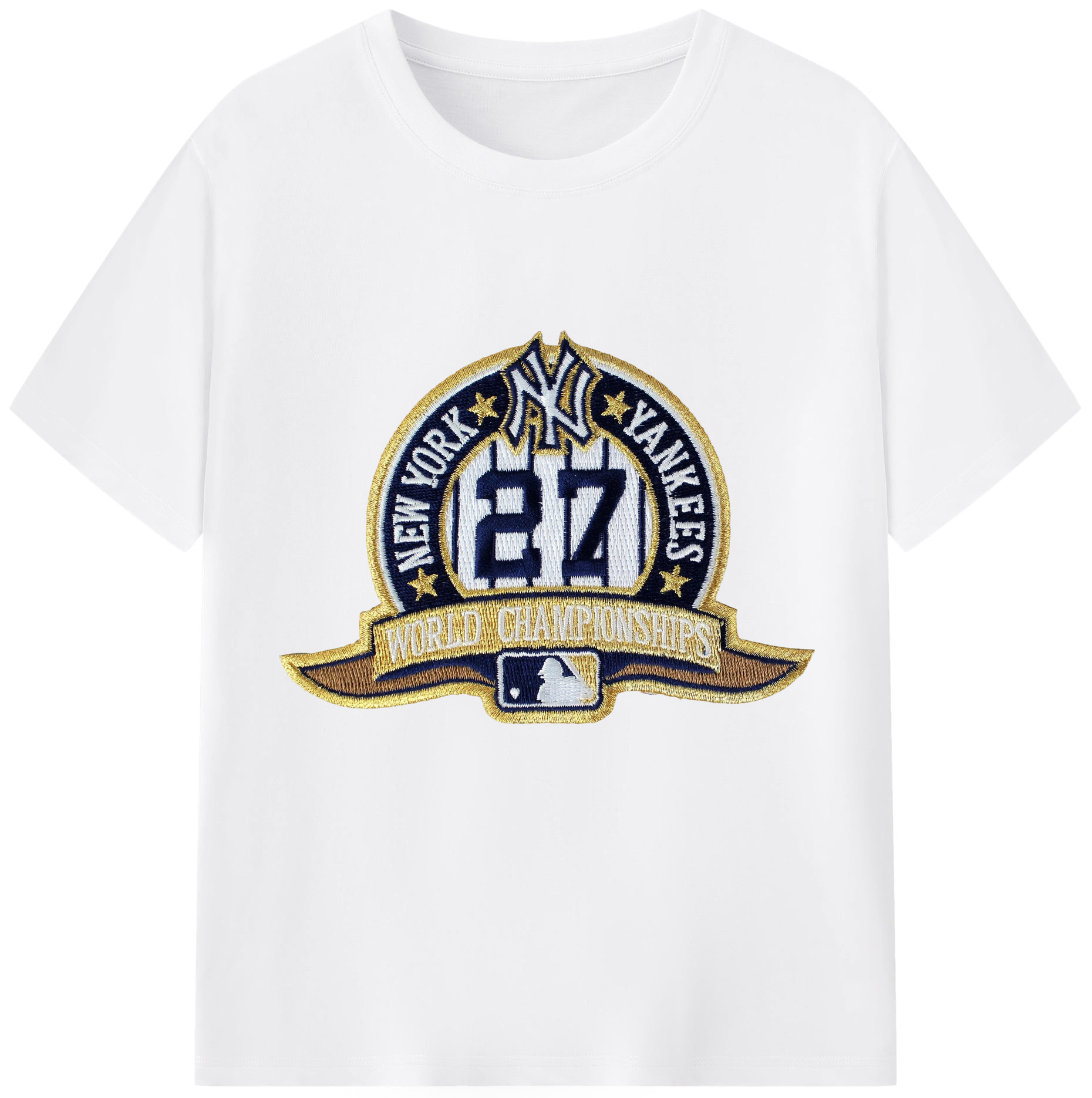 New York Yankees 271 Combed Cotton T-Shirt 180g With Front Heat Transfer Print – Soft, Lightweight, Fitted Design – Stylish Casual Wear For Sports & Everyday Use