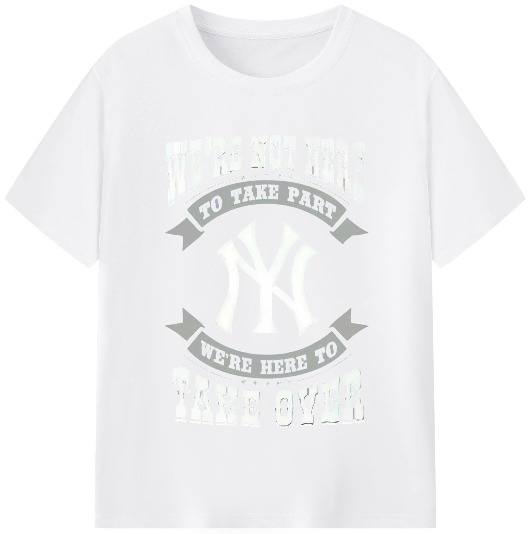 New York Yankees 276 Combed Cotton T-Shirt 180g With Front Heat Transfer Print – Soft, Lightweight, Fitted Design – Stylish Casual Wear For Sports & Everyday Use