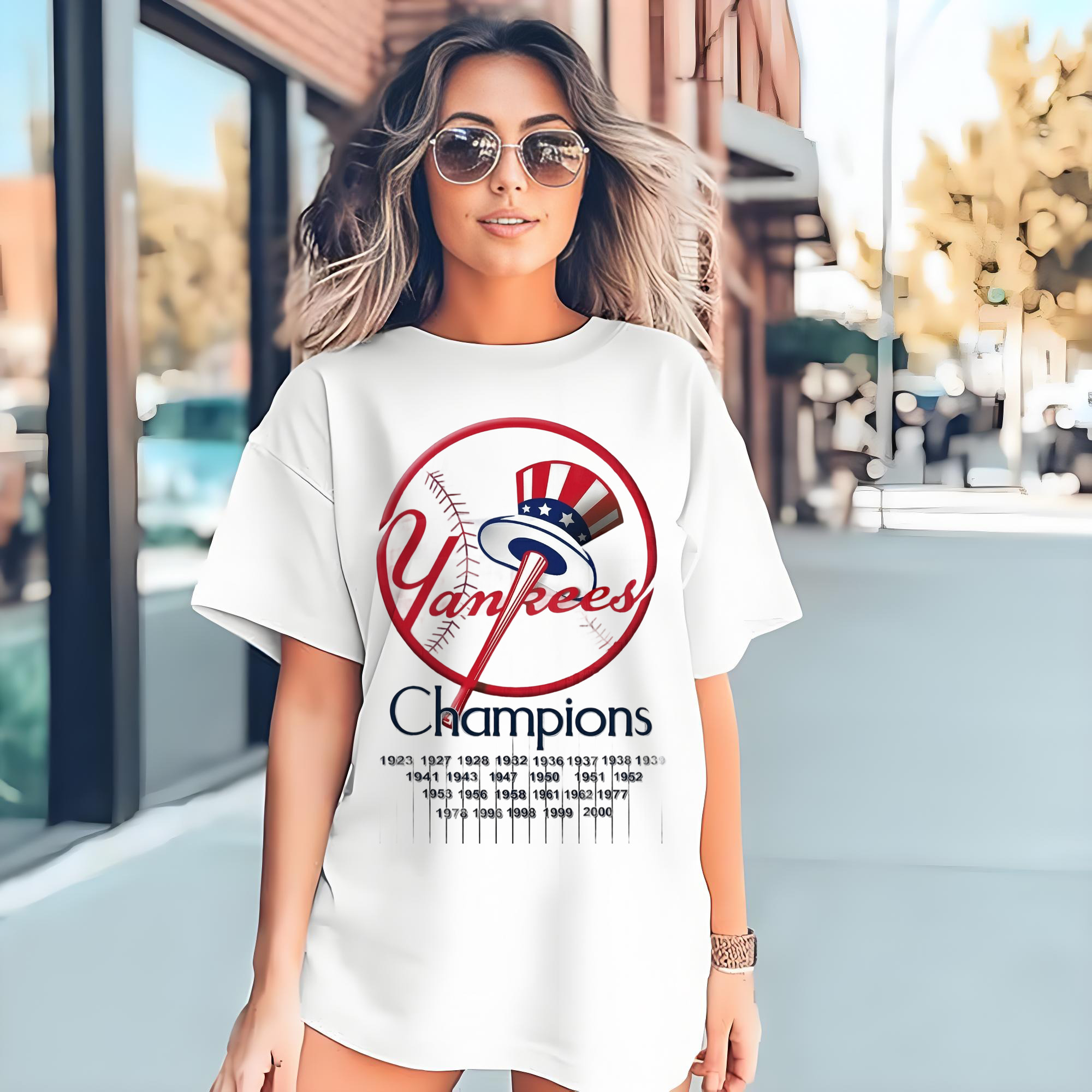 New York Yankees 56 Combed Cotton T-Shirt 180g With Front Heat Transfer Print – Soft, Lightweight, Fitted Design – Stylish Casual Wear For Sports & Everyday Use