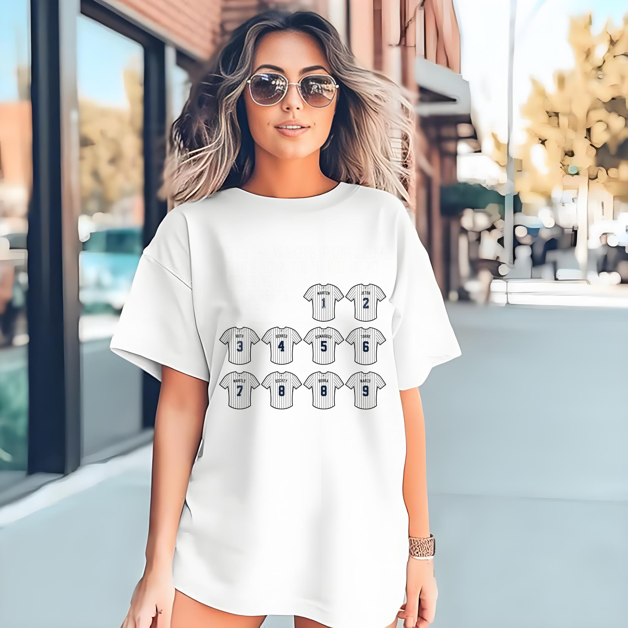 New York Yankees 61 Combed Cotton T-Shirt 180g With Front Heat Transfer Print – Soft, Lightweight, Fitted Design – Stylish Casual Wear For Sports & Everyday Use