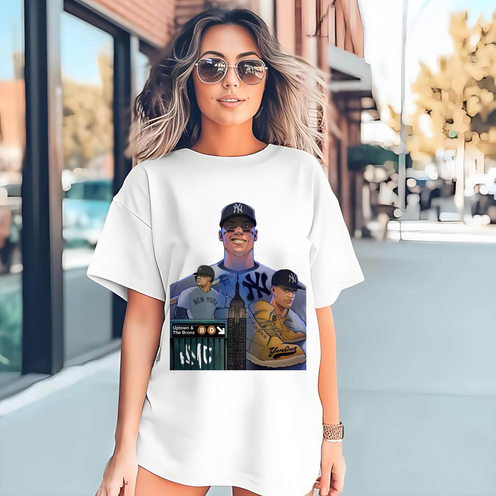 New York Yankees 273 Combed Cotton T-Shirt 180g With Front Heat Transfer Print – Soft, Lightweight, Fitted Design – Stylish Casual Wear For Sports & Everyday Use