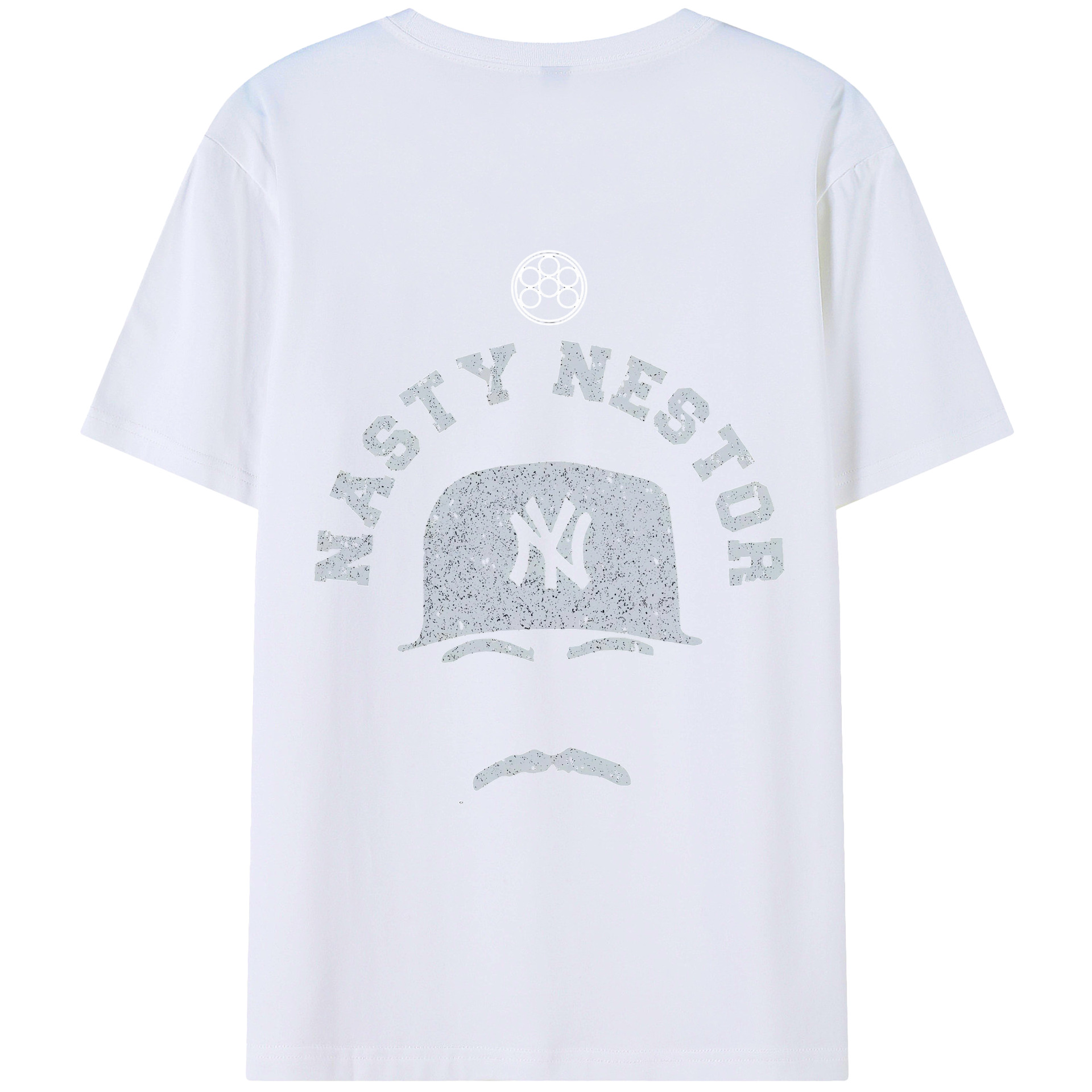 New York Yankees Nasty Nestor 180g Combed Cotton T-Shirt With Back Heat Transfer Print – Soft, Lightweight, Fitted Design – Stylish Casual Wear For Sports & Everyday Use