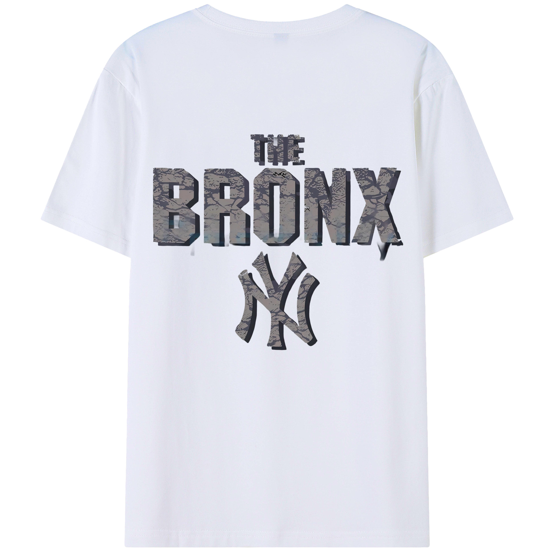 New York Yankees The Bronx 180g Combed Cotton T-Shirt With Back Heat Transfer Print – Soft, Lightweight, Fitted Design – Stylish Casual Wear For Sports & Everyday Use