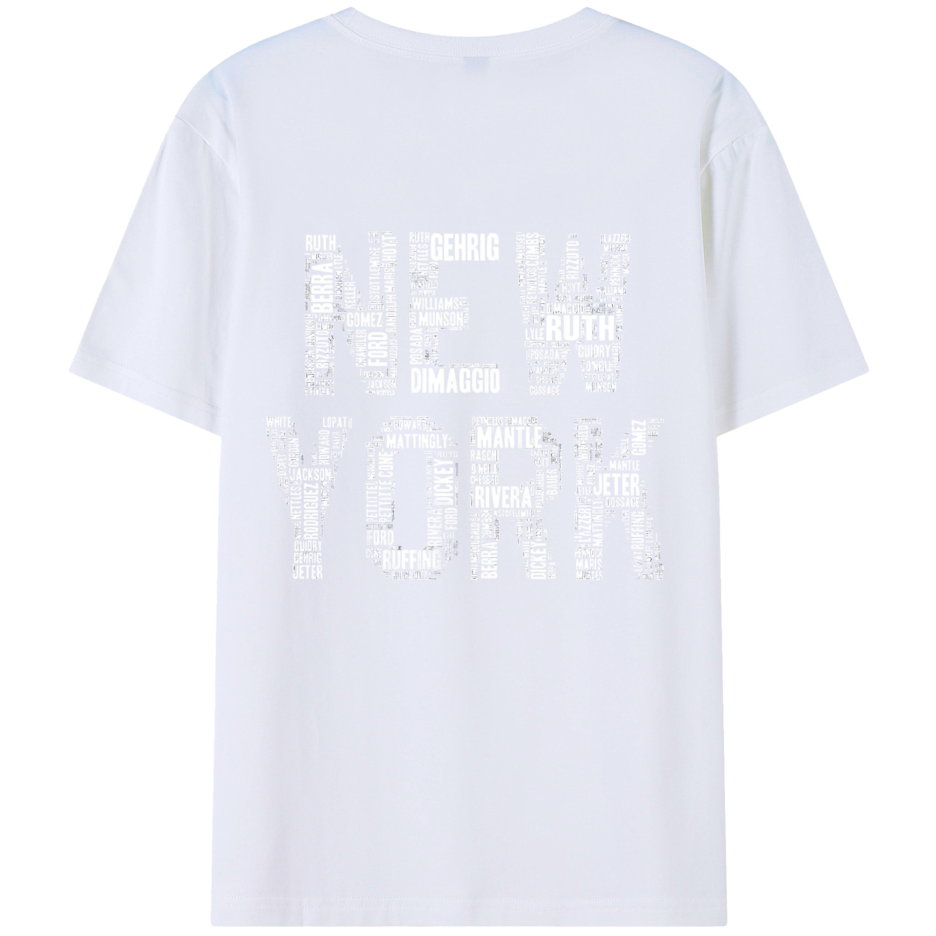 New York Yankees 277 180g Combed Cotton T-Shirt With Back Heat Transfer Print – Soft, Lightweight, Fitted Design – Stylish Casual Wear For Sports & Everyday Use