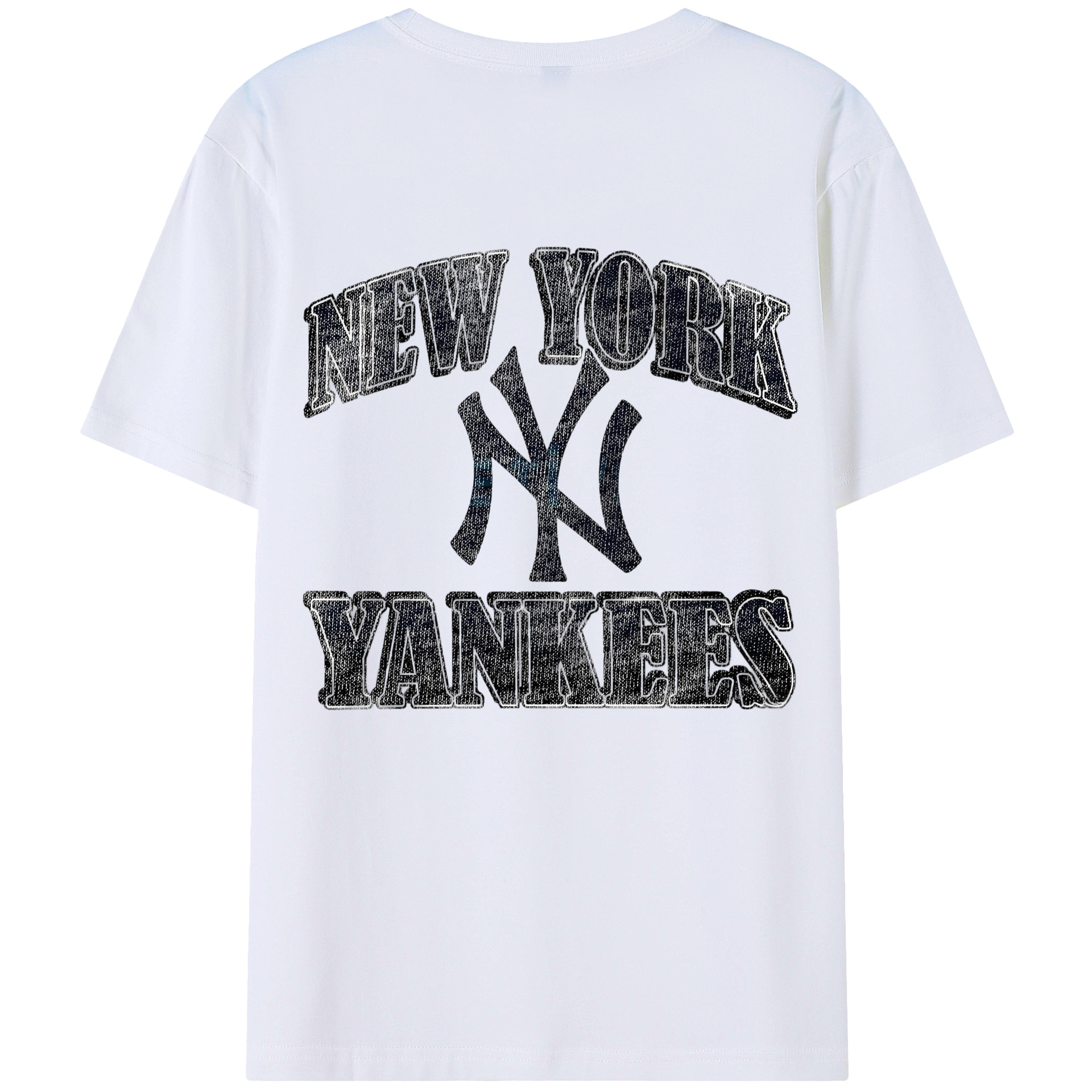 New York Yankees 76 180g Combed Cotton T-Shirt With Back Heat Transfer Print – Soft, Lightweight, Fitted Design – Stylish Casual Wear For Sports & Everyday Use
