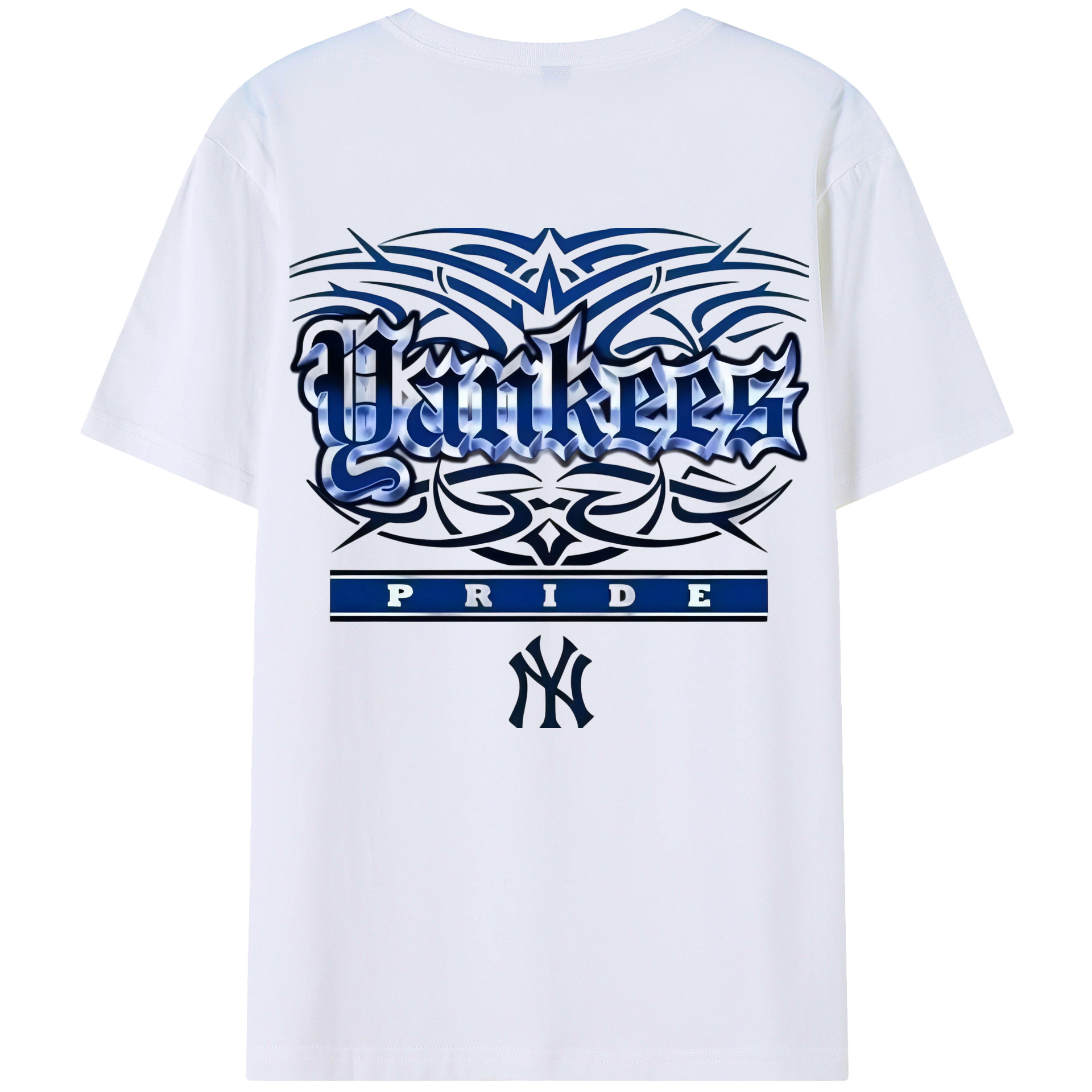New York Yankees 278 180g Combed Cotton T-Shirt With Back Heat Transfer Print – Soft, Lightweight, Fitted Design – Stylish Casual Wear For Sports & Everyday Use