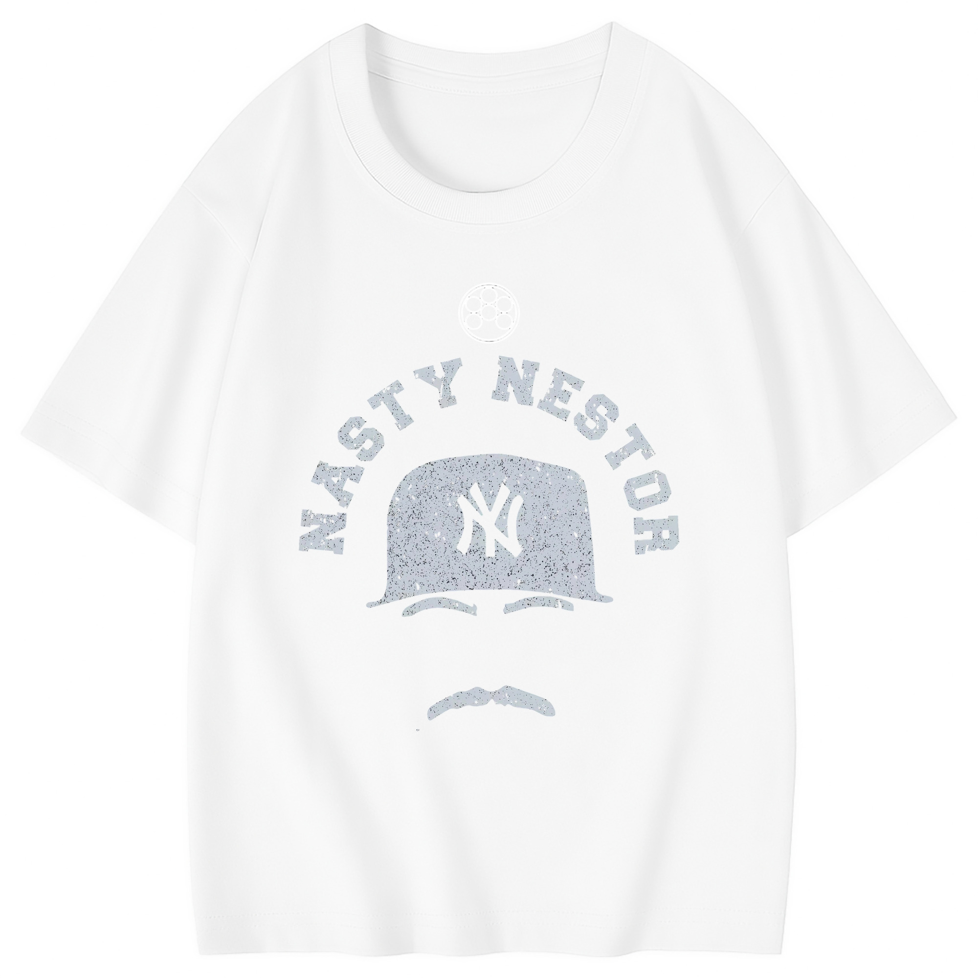 New York Yankees Nasty Nestor Combed Cotton Kids T-Shirt 180g With Front Heat Transfer Print – Soft, Lightweight, Side-Seamed Design – Stylish And Comfortable Casual Wear For Everyday Activities
