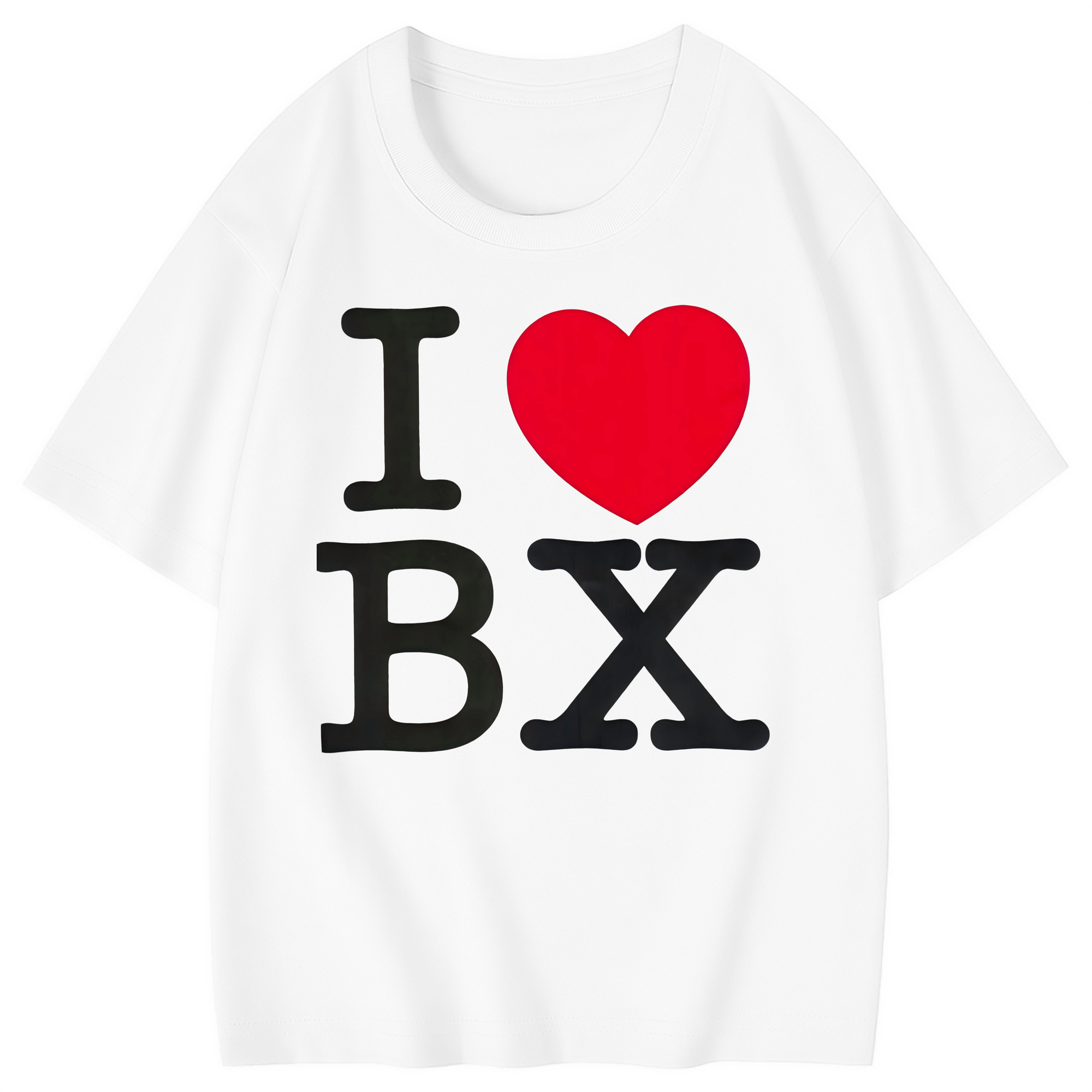 New York Yankees I Love BX Combed Cotton Kids T-Shirt 180g With Front Heat Transfer Print – Soft, Lightweight, Side-Seamed Design – Stylish And Comfortable Casual Wear For Everyday Activities